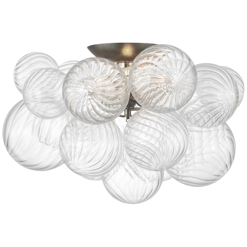 Julie Neill Talia 19 Inch 3 Light LED Flush Mount by Visual Comfort Signature Collection