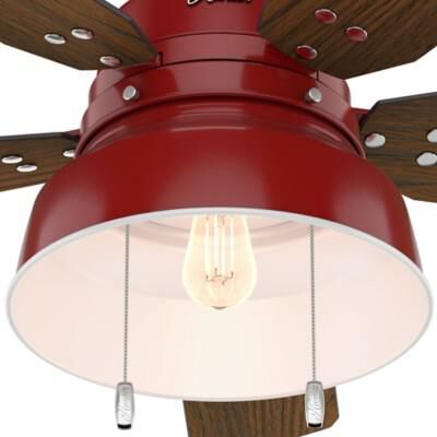 Mill Valley 52 Inch Flush Mount Fan with Light Kit by Hunter Fan