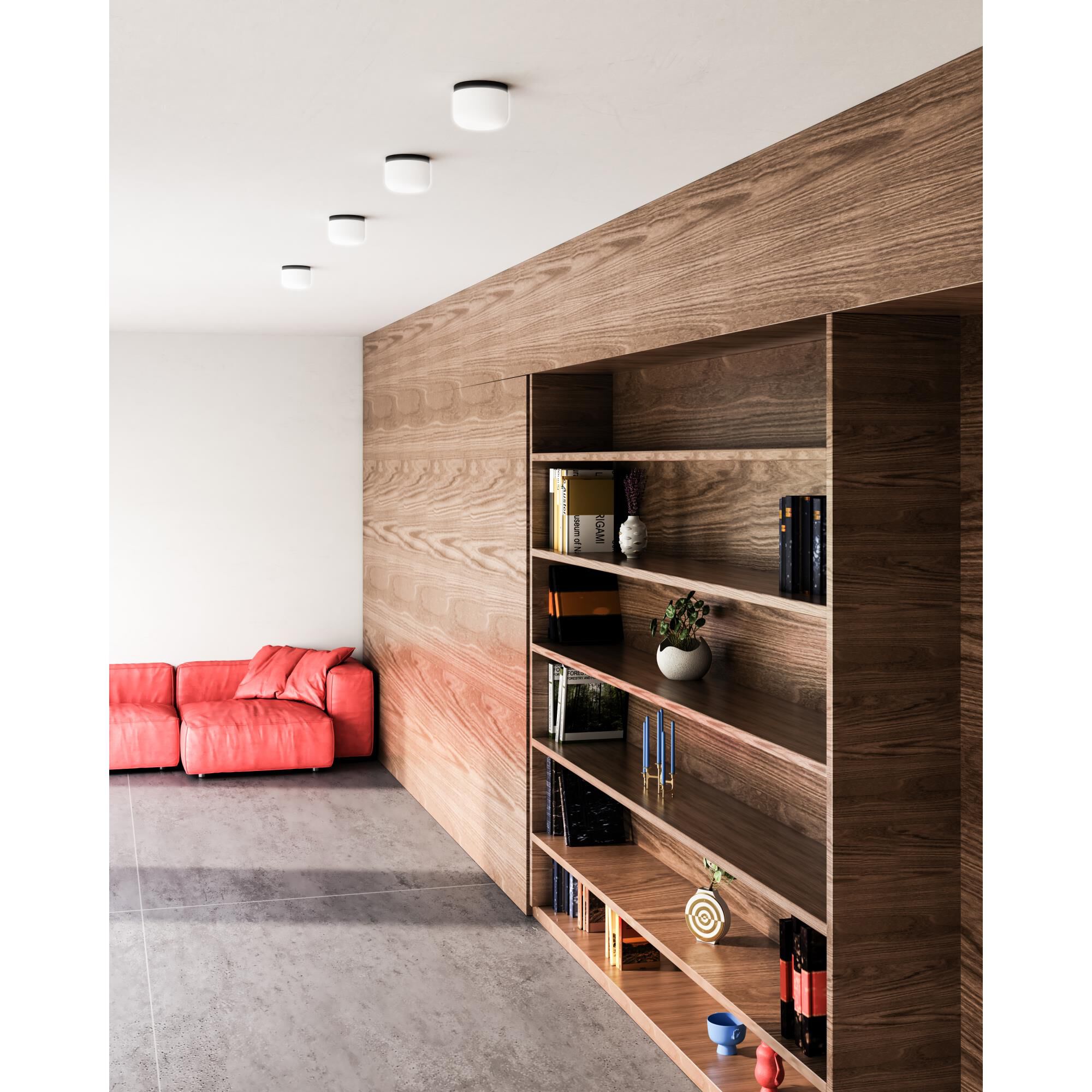 Mel 1 Light LED Flush Mount by Kuzco Lighting