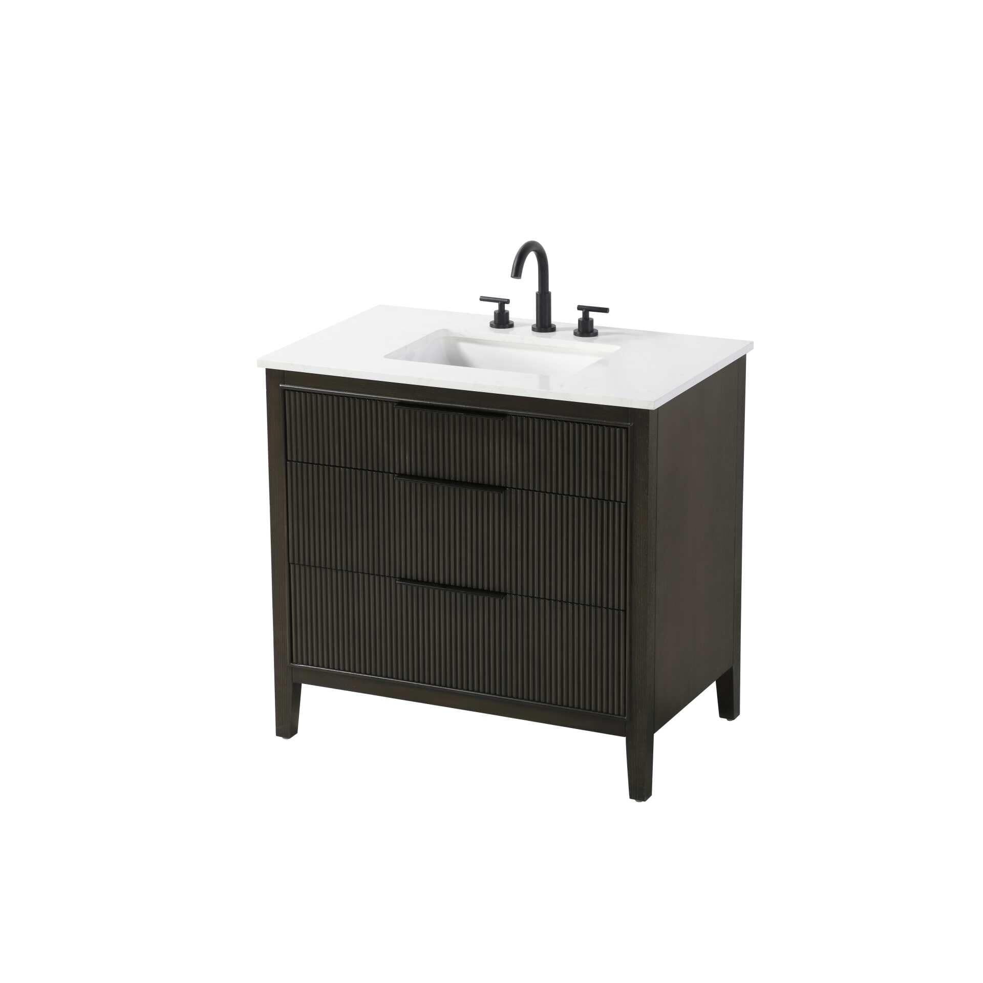 Langston 36 Inch Bath Vanity by Elegant Decor