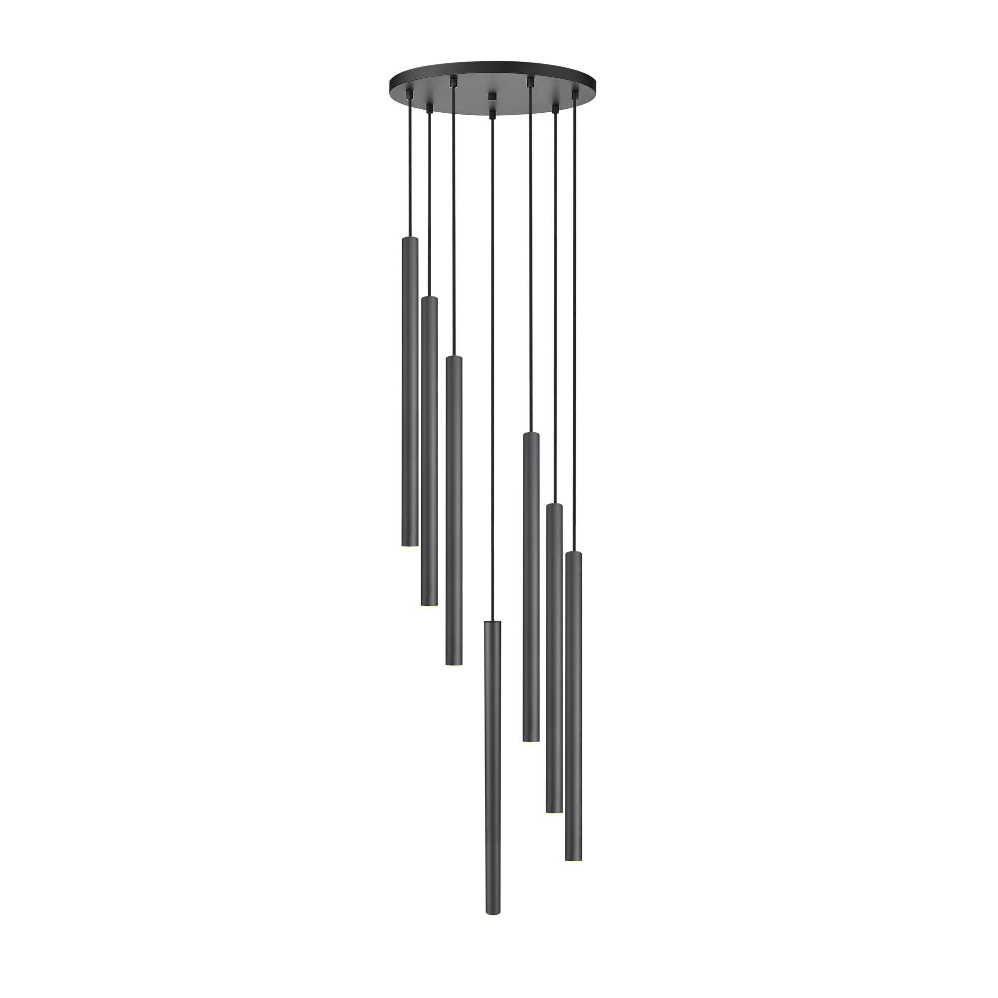 Shown in Matte Black finish and Matte Black glass and Matte Black shade
