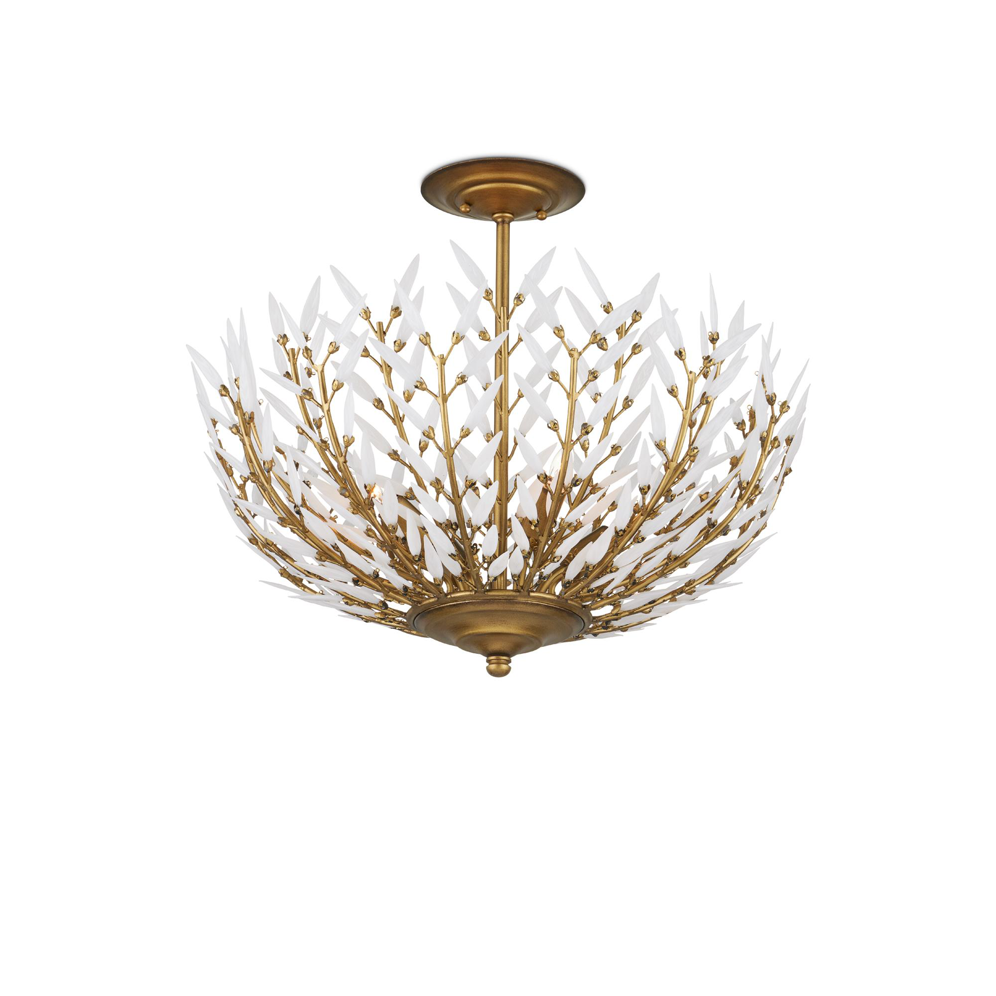 Magnum 22 Inch 4 Light Semi Flush Mount,