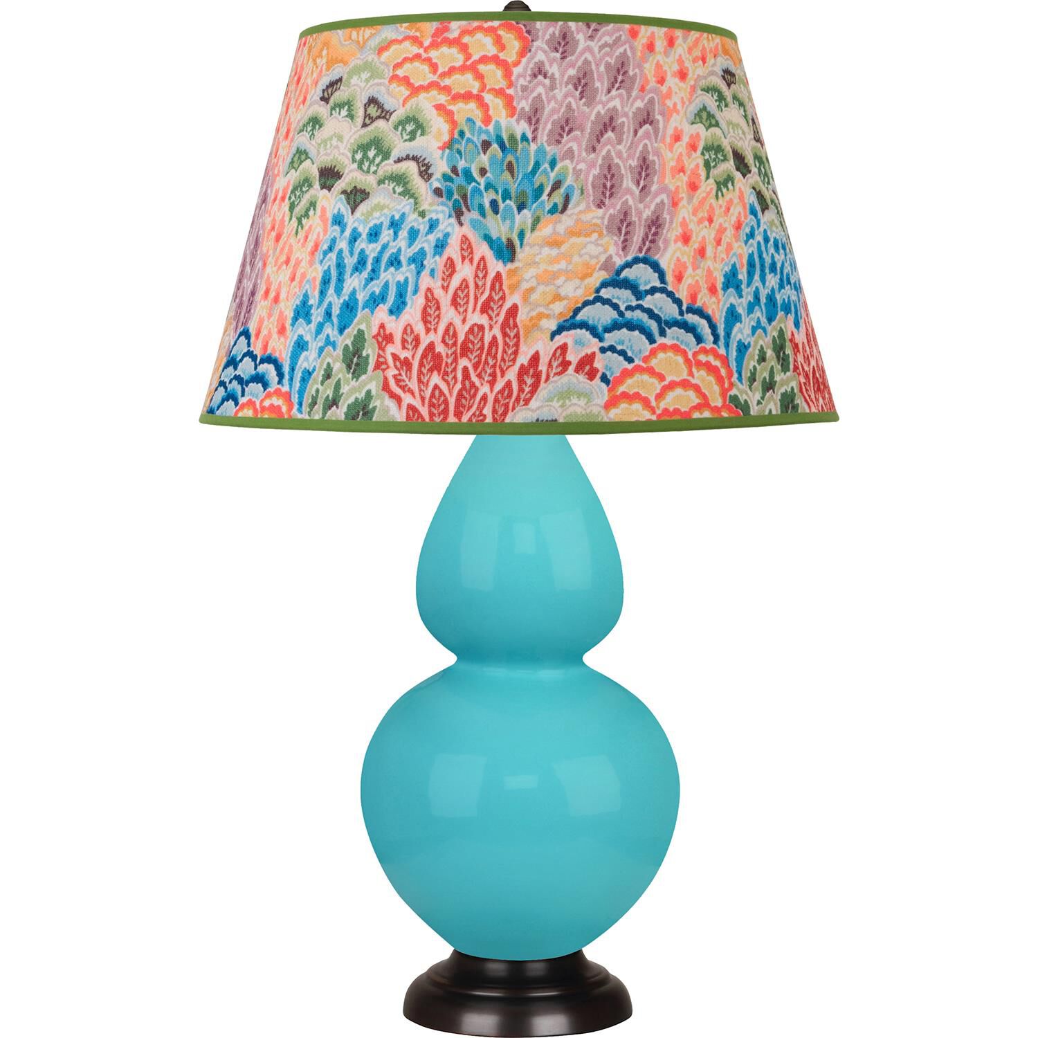 Double Gourd 31 Inch Table Lamp by Robert Abbey