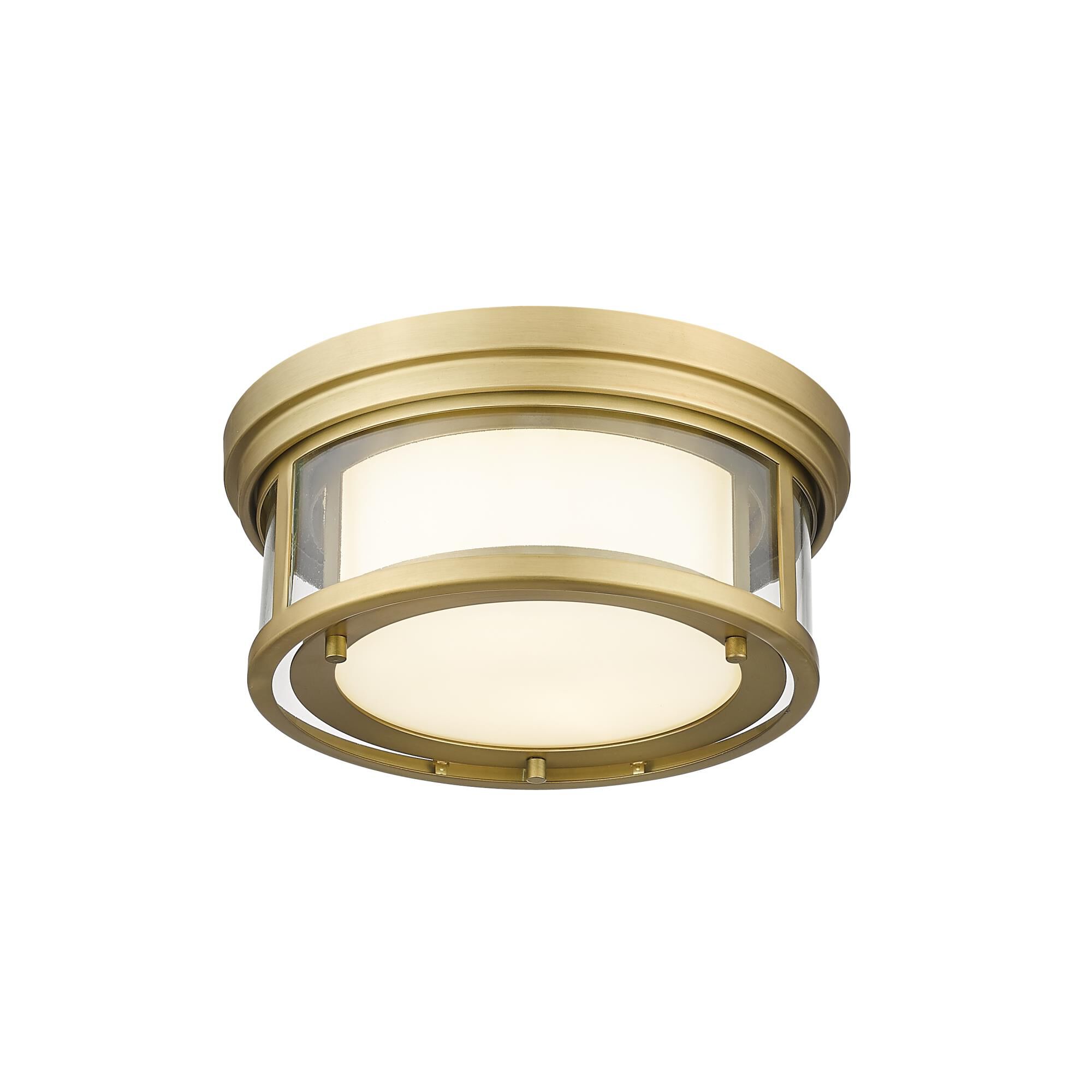 Shown in Olde Brass finish and Glass shade