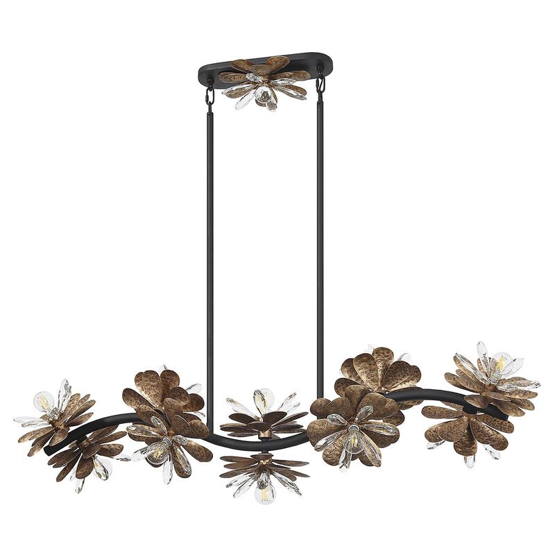 Giselle Medium Linear Chandelier by Savoy House
