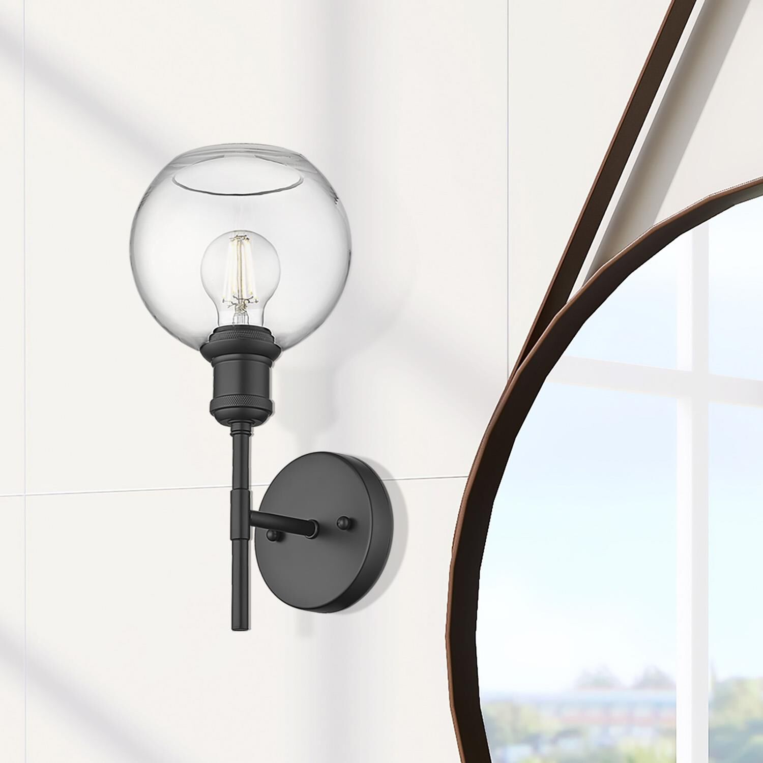 Axel 7 Inch Wall Sconce by Golden Lighting