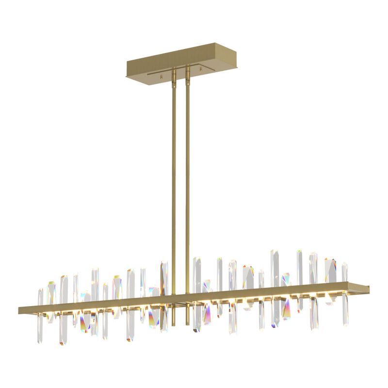 Solitude Medium Linear Chandelier by Hubbardton Forge