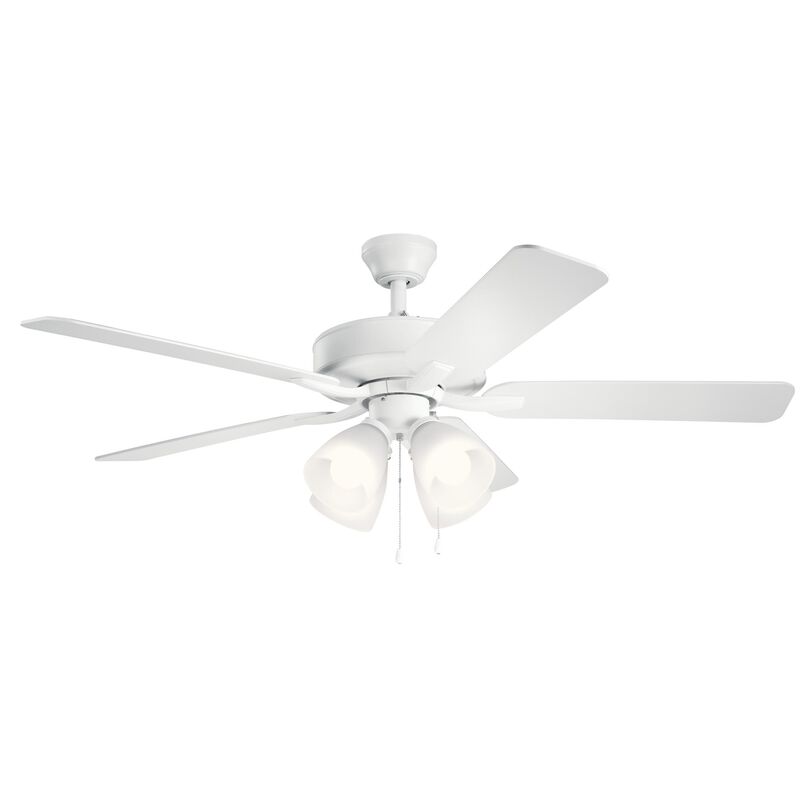 Basics 52 Inch Ceiling Fan with Light Kit by Kichler