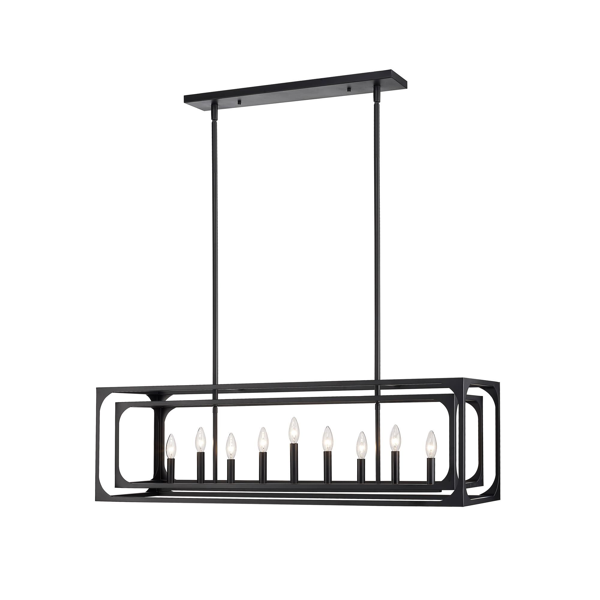 Shown in Matte Black finish and Steel shade