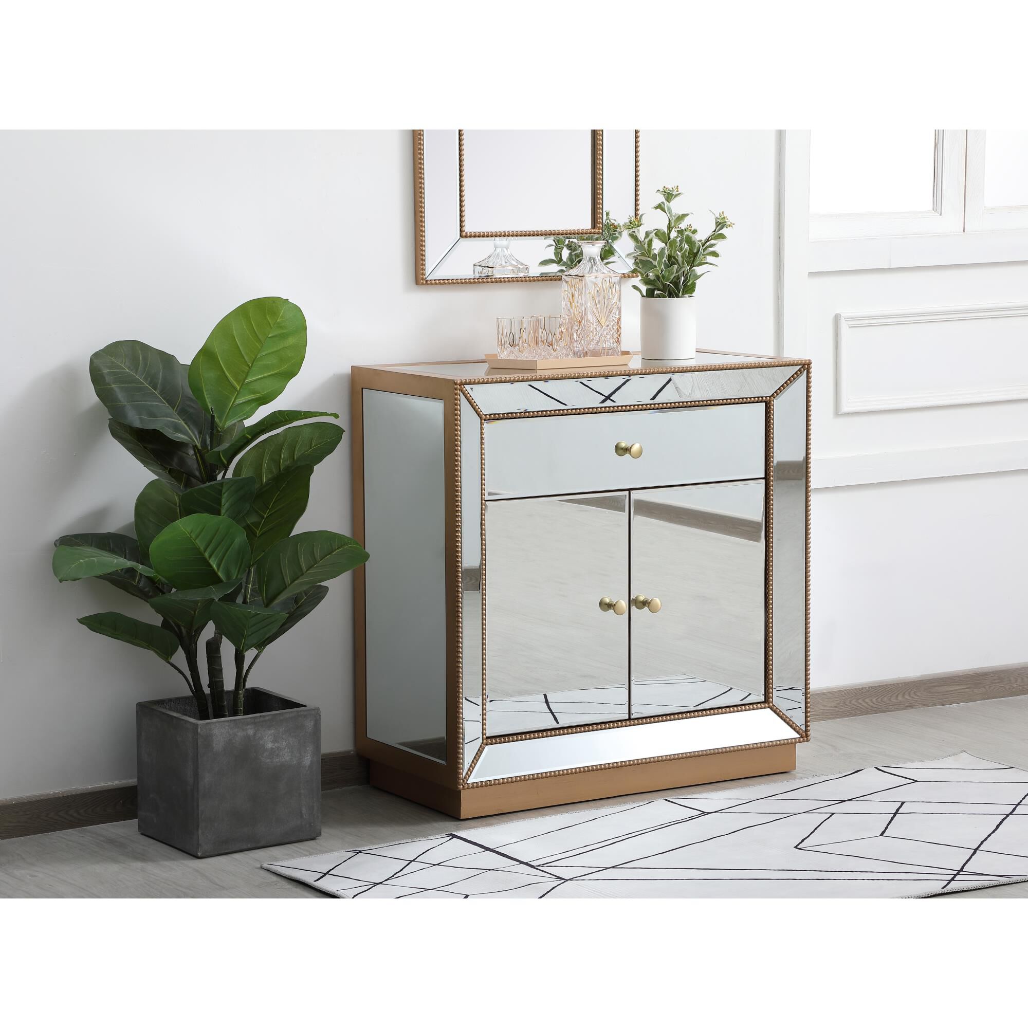 Shown in Antique Gold finish