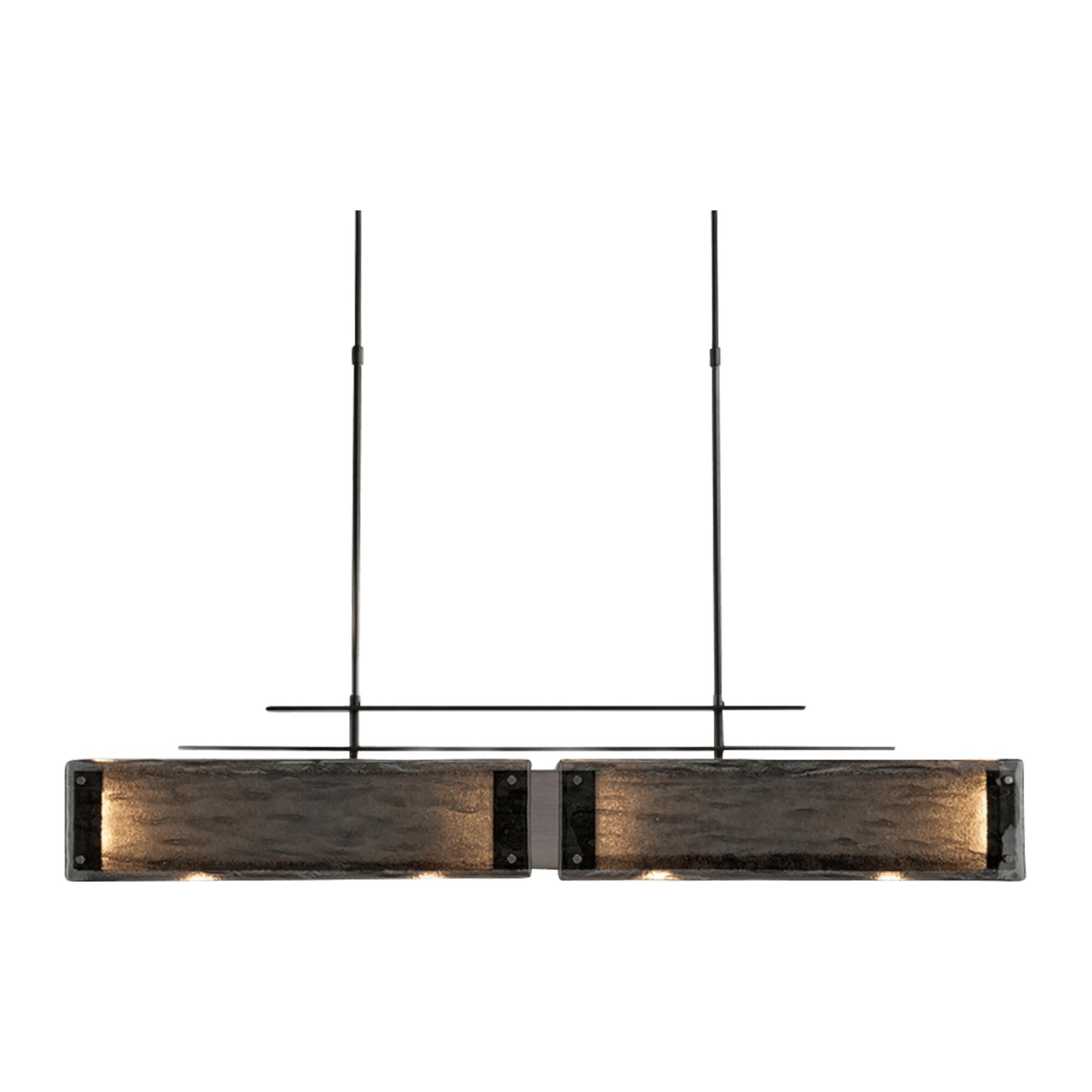 Shown in Gunmetal finish and Smoke Granite glass