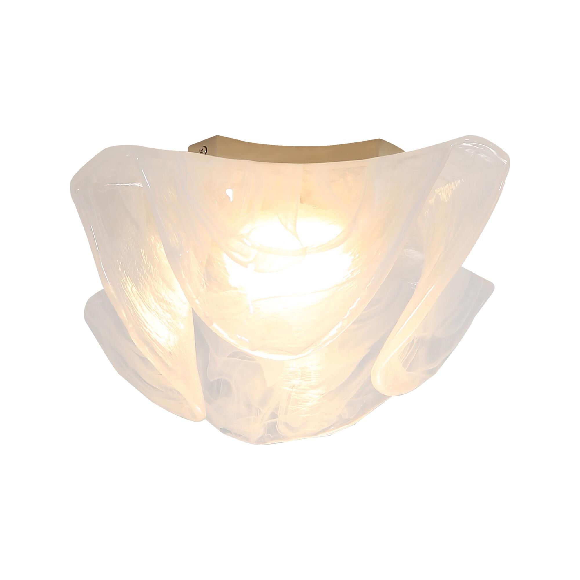 Glacier 14 Inch Flush Mount by Golden Lighting