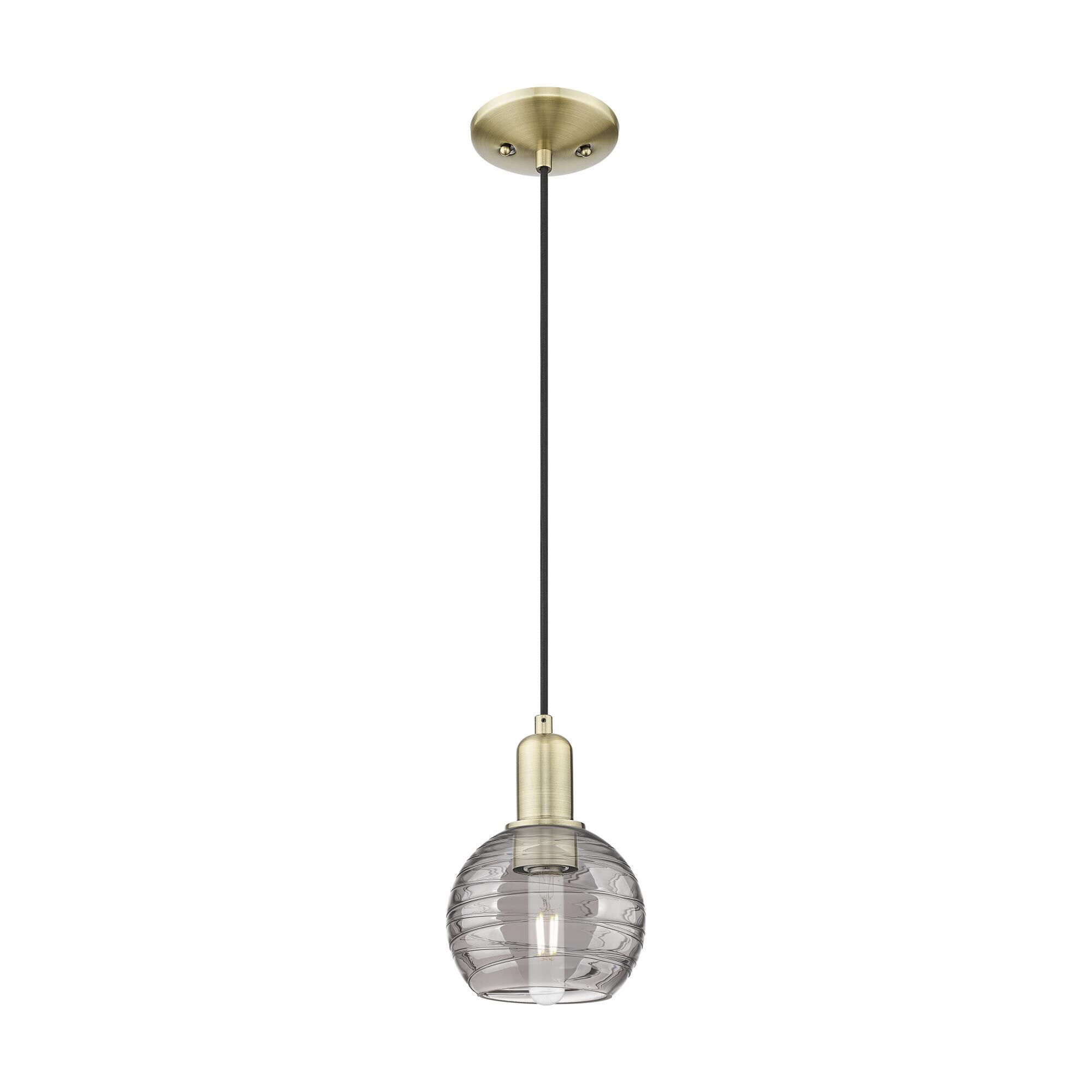 Bruno Marashlian Athens Deco Swirl 6 Inch Mini Pendant by Innovations Lighting