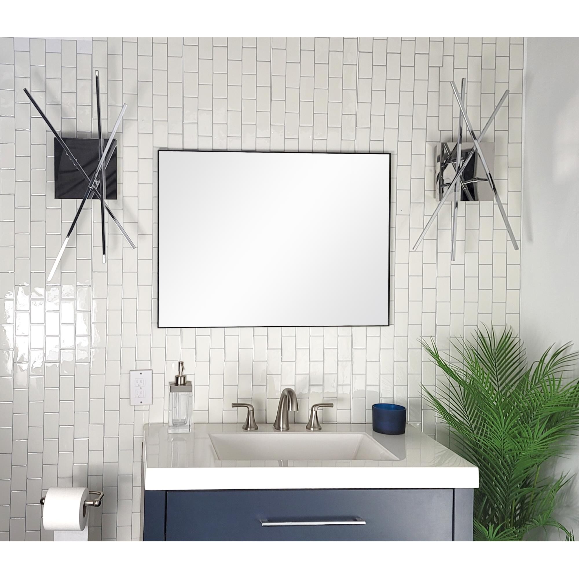 En Passant Bathroom Mirror by Decor Wonderland