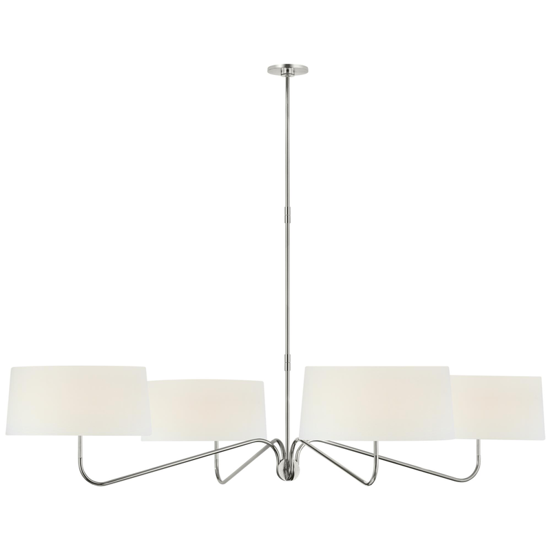 Thomas O'Brien Canto 68 Inch 4 Light LED Chandelier by Visual Comfort Signature Collection