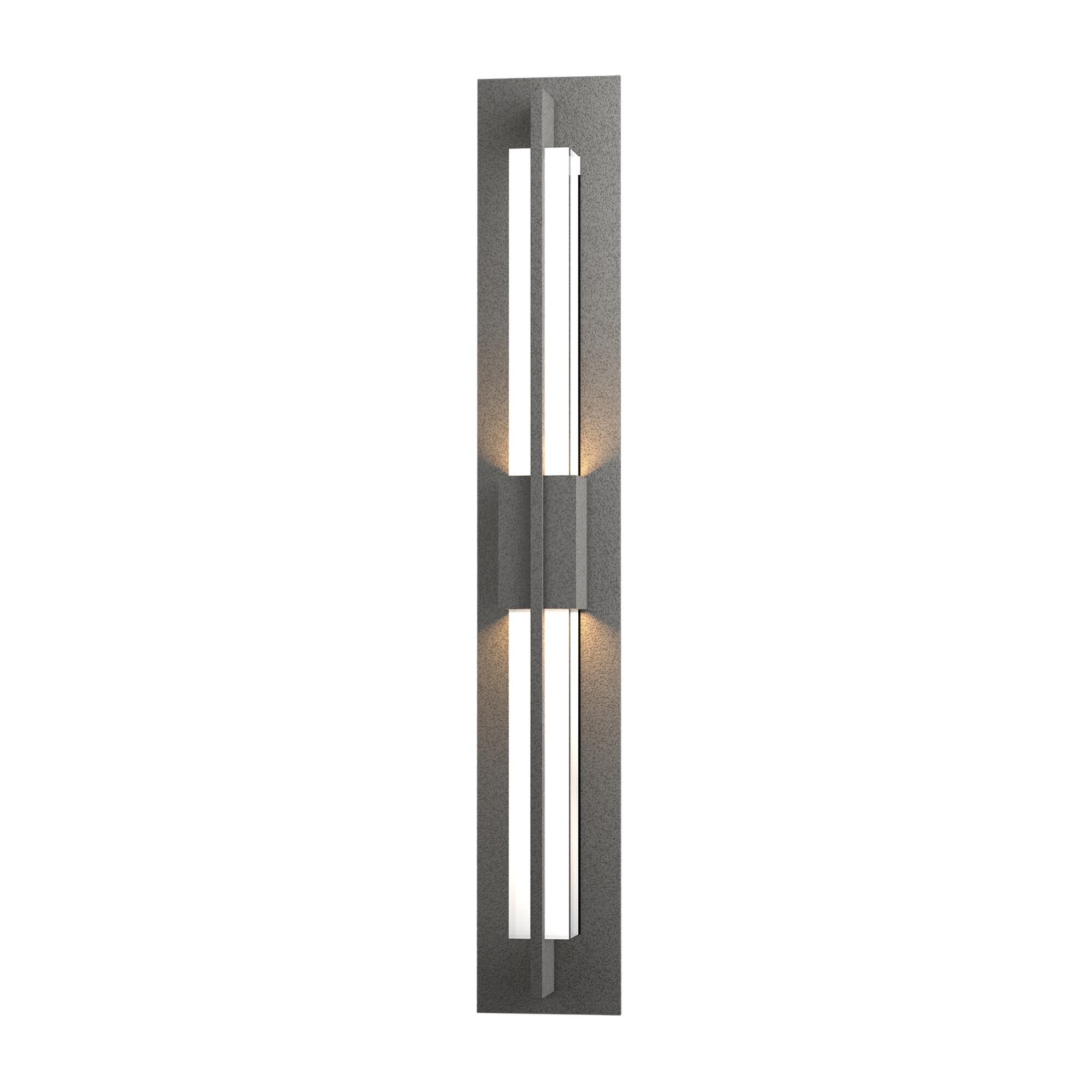 Double Axis 31 Inch Tall 2 Light LED Outdoor Wall Light by Hubbardton Forge
