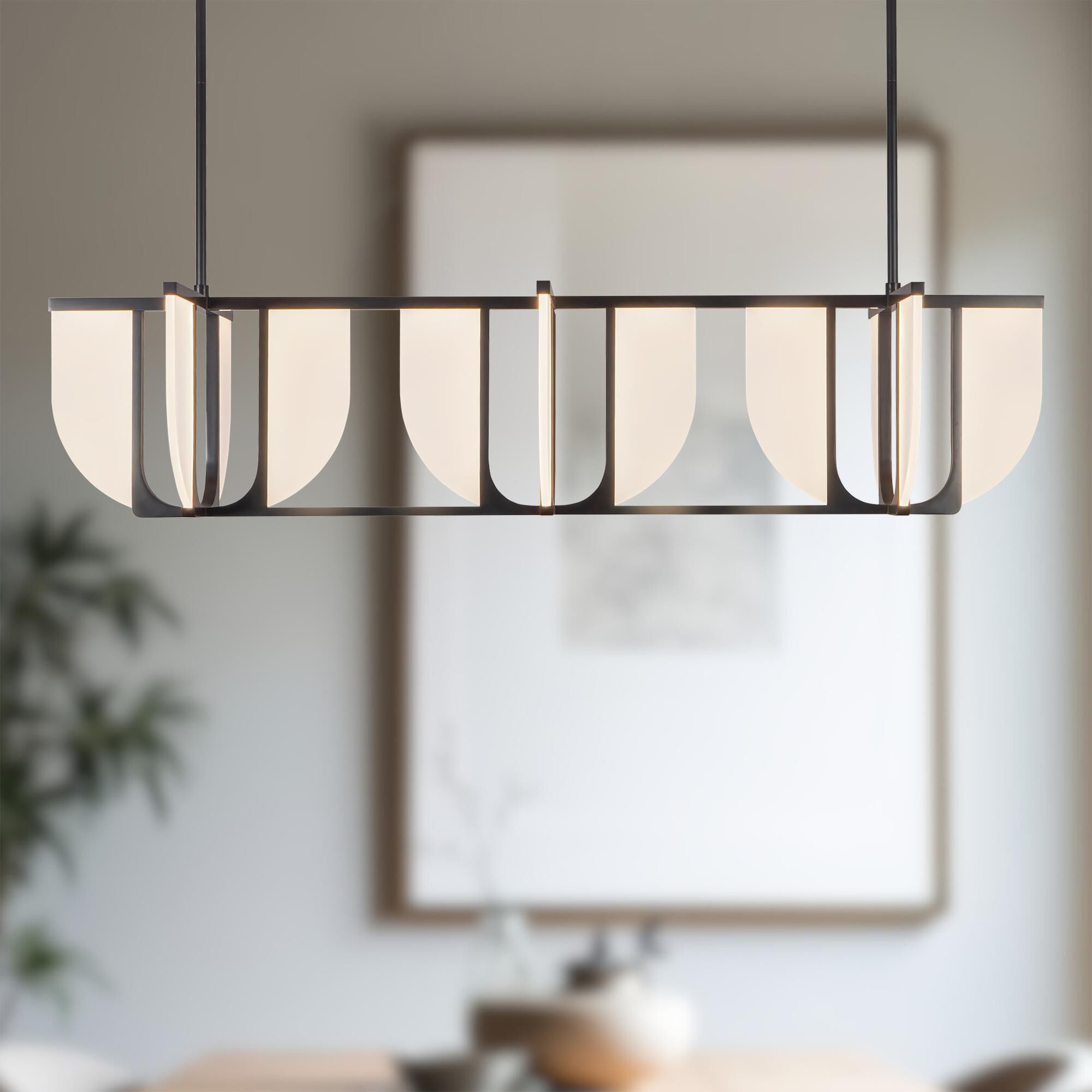 Elisa Carlucci Anders 58 Inch Linear Suspension Light by Alora Lighting