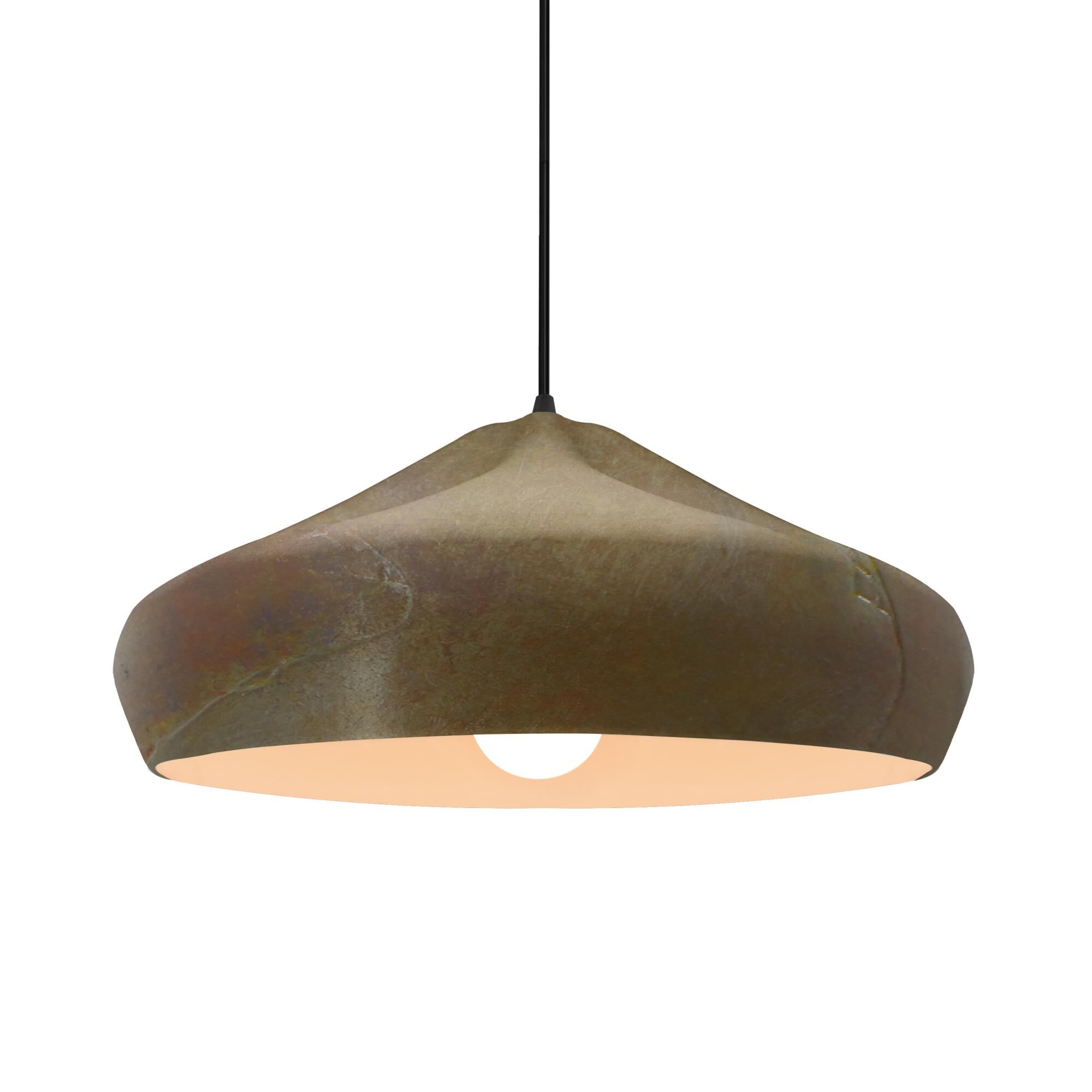 Radiance Crease 15 Inch Large Pendant by Justice Design Group