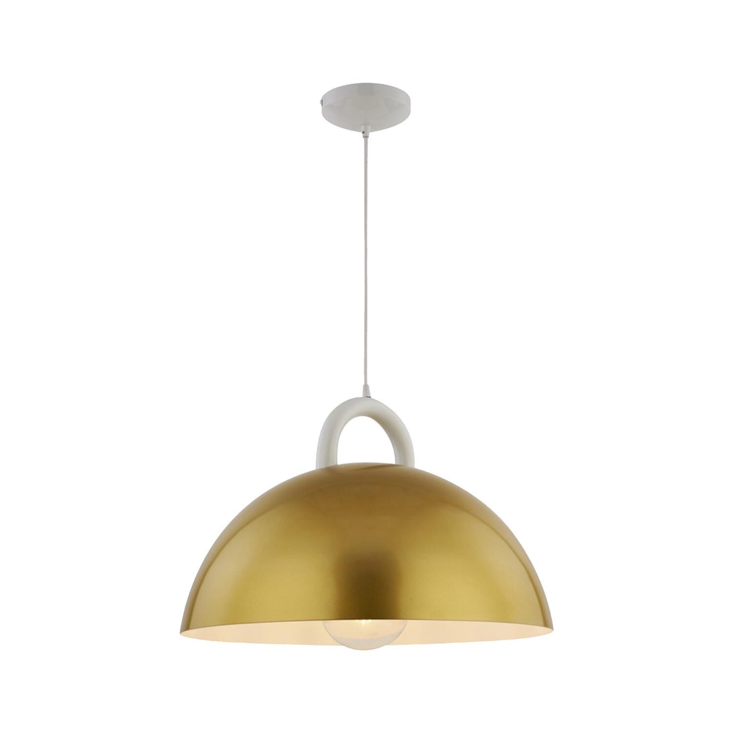 Shown in Gold, White finish and Gold shade