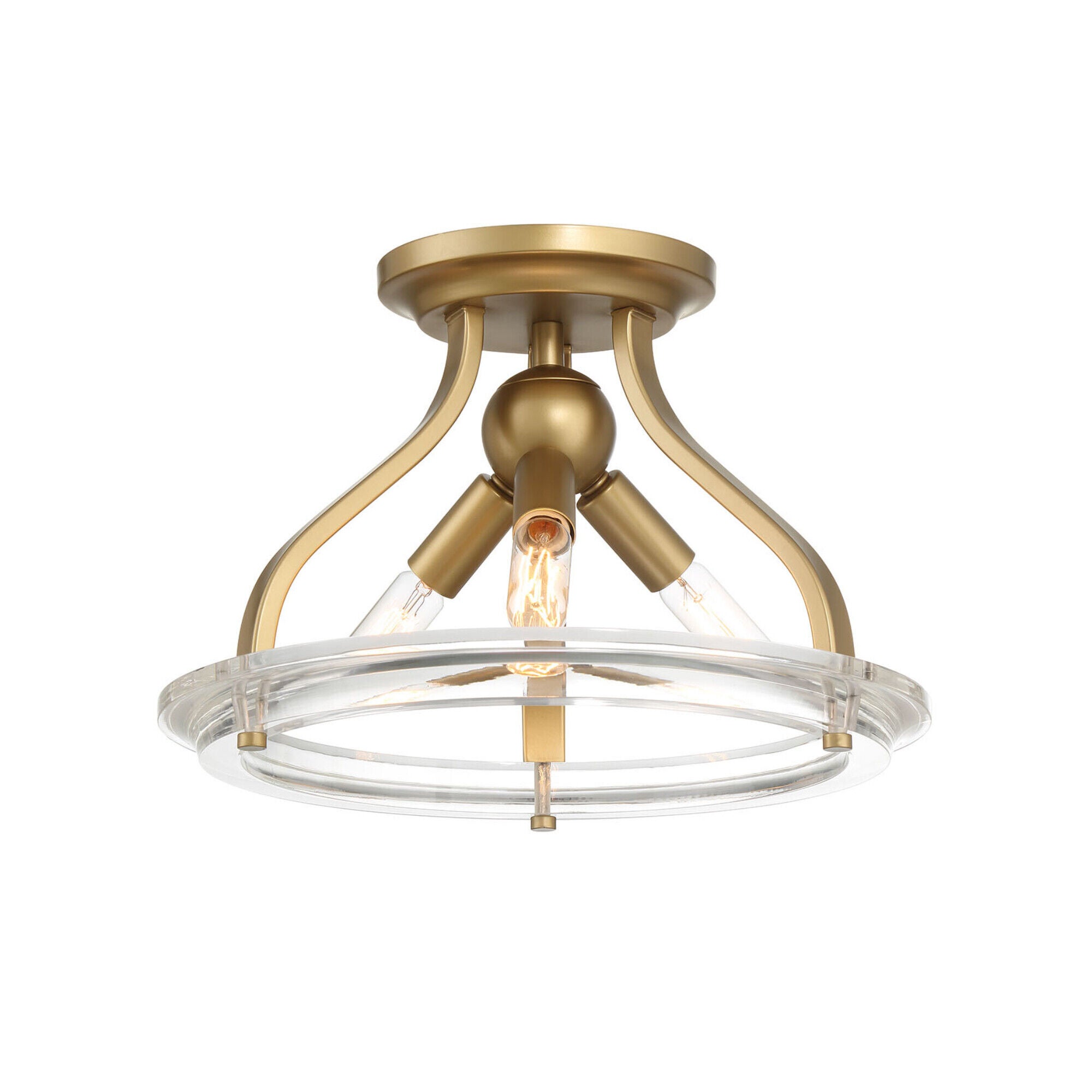 13 Inch Semi Flush Mount,