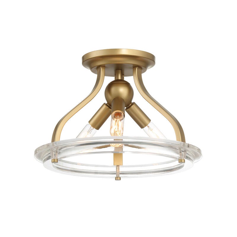 13 Inch Semi Flush Mount by Meridian Lighting
