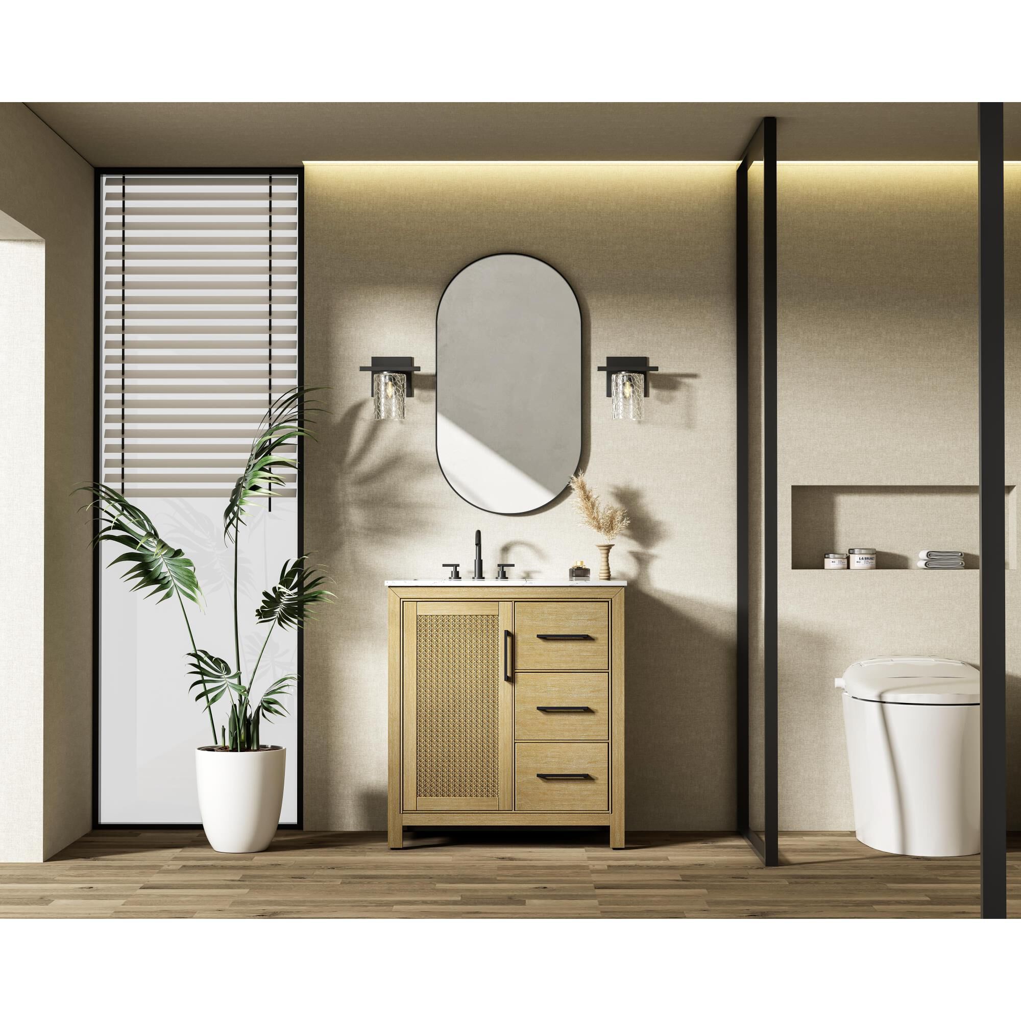 Alina 32 Inch Bath Vanity by Elegant Dcor