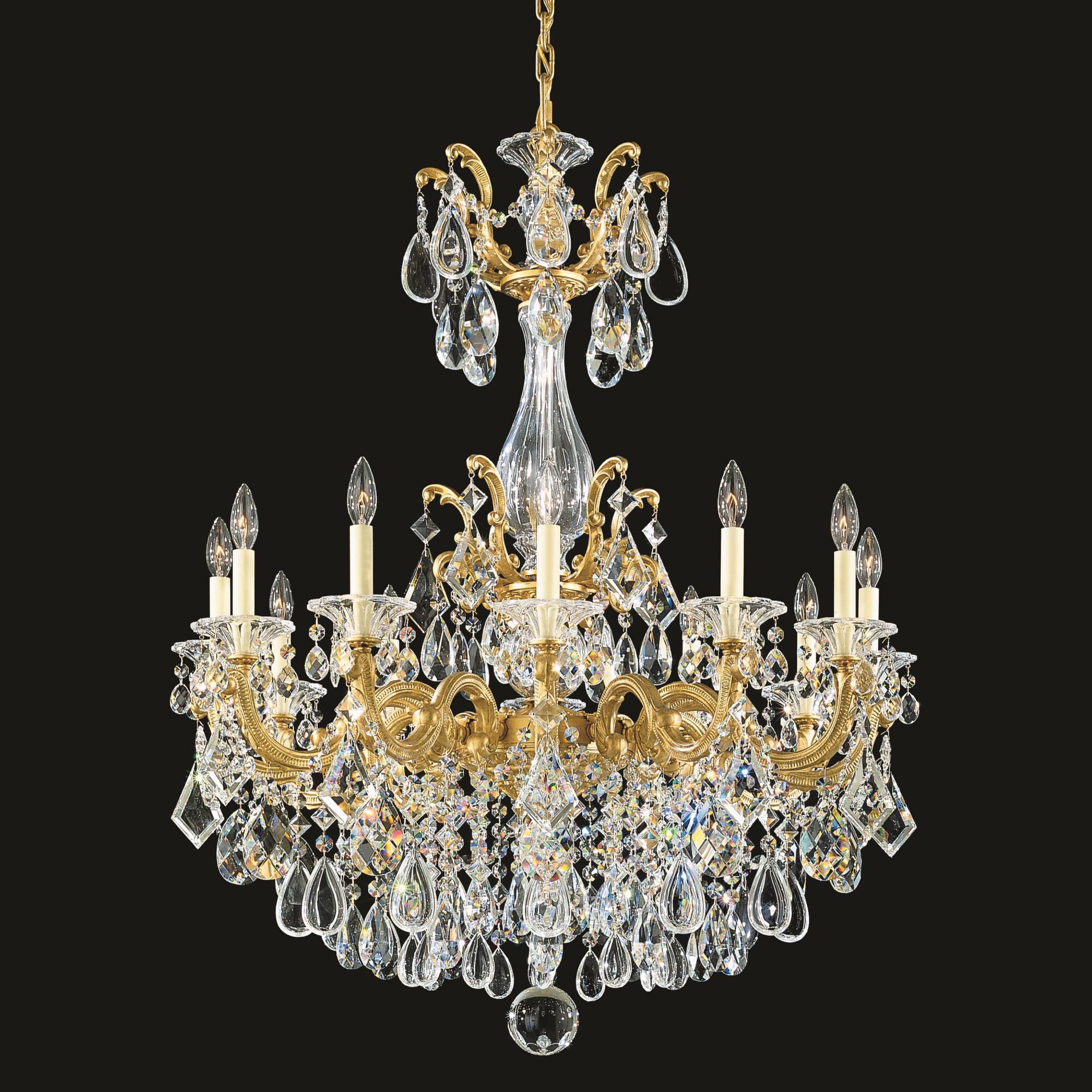 La Scala 33 Inch 12 Light Chandelier by Schonbek
