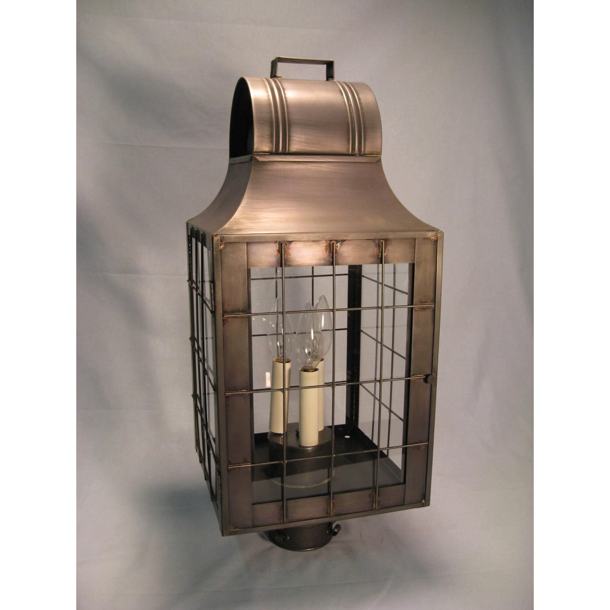 Livery 23 Inch Tall 3 Light Outdoor Post Lamp by Northeast Lantern