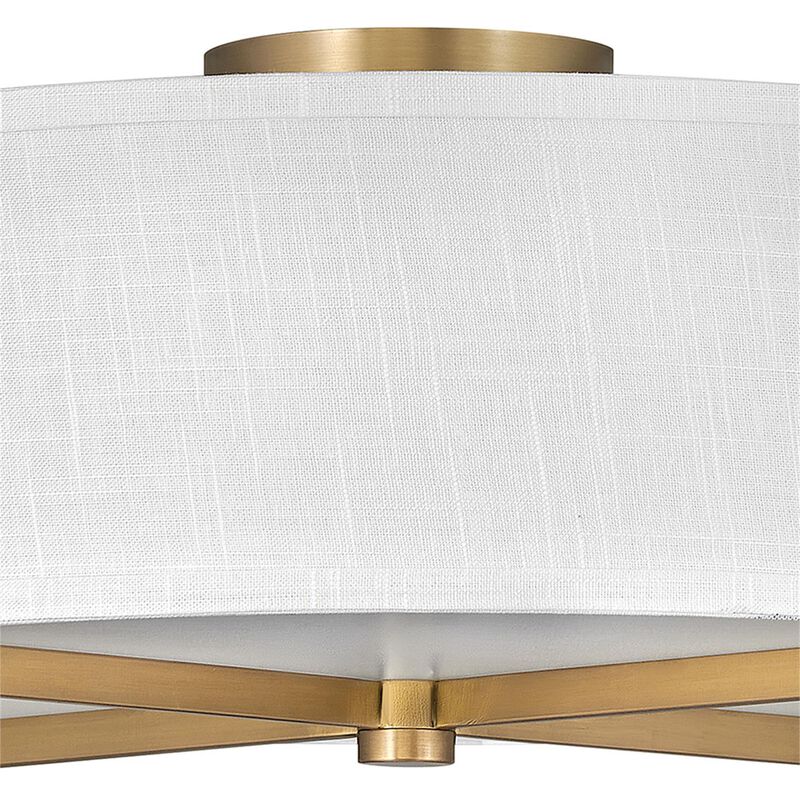 Axis 20 Inch 3 Light Semi Flush Mount by Hinkley