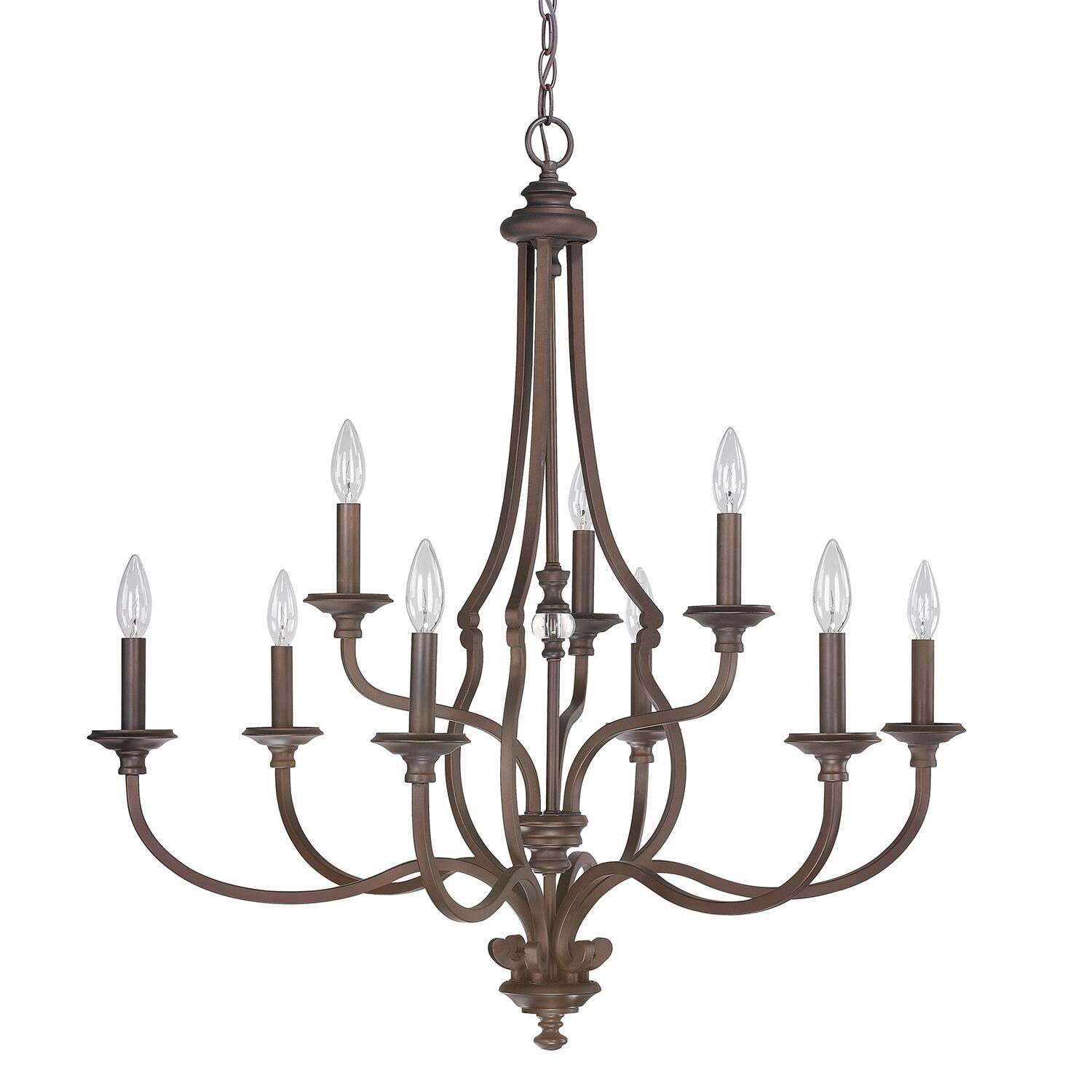 Leigh 34 Inch 9 Light Chandelier by Capital Lighting Fixture Company