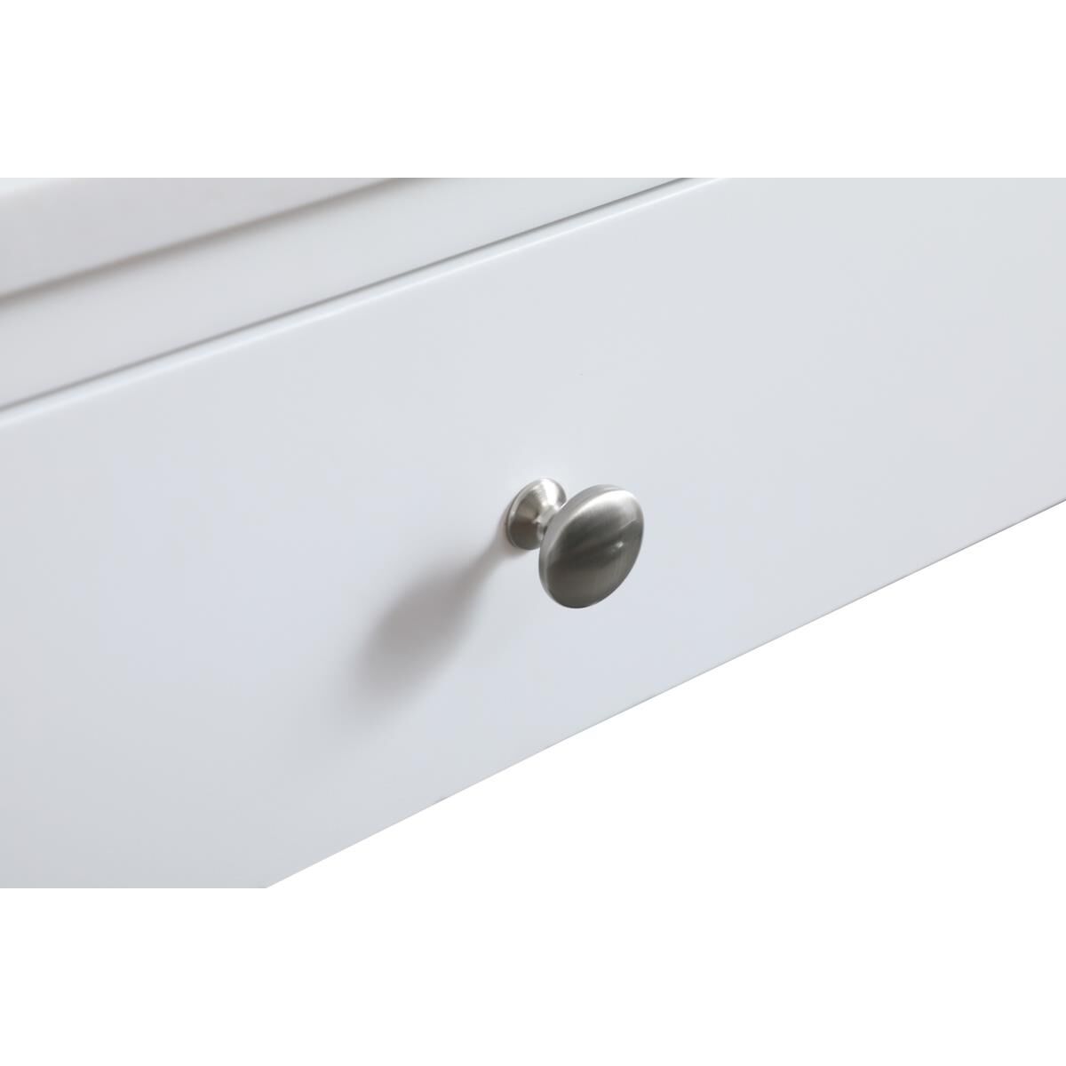 Shown in White finish