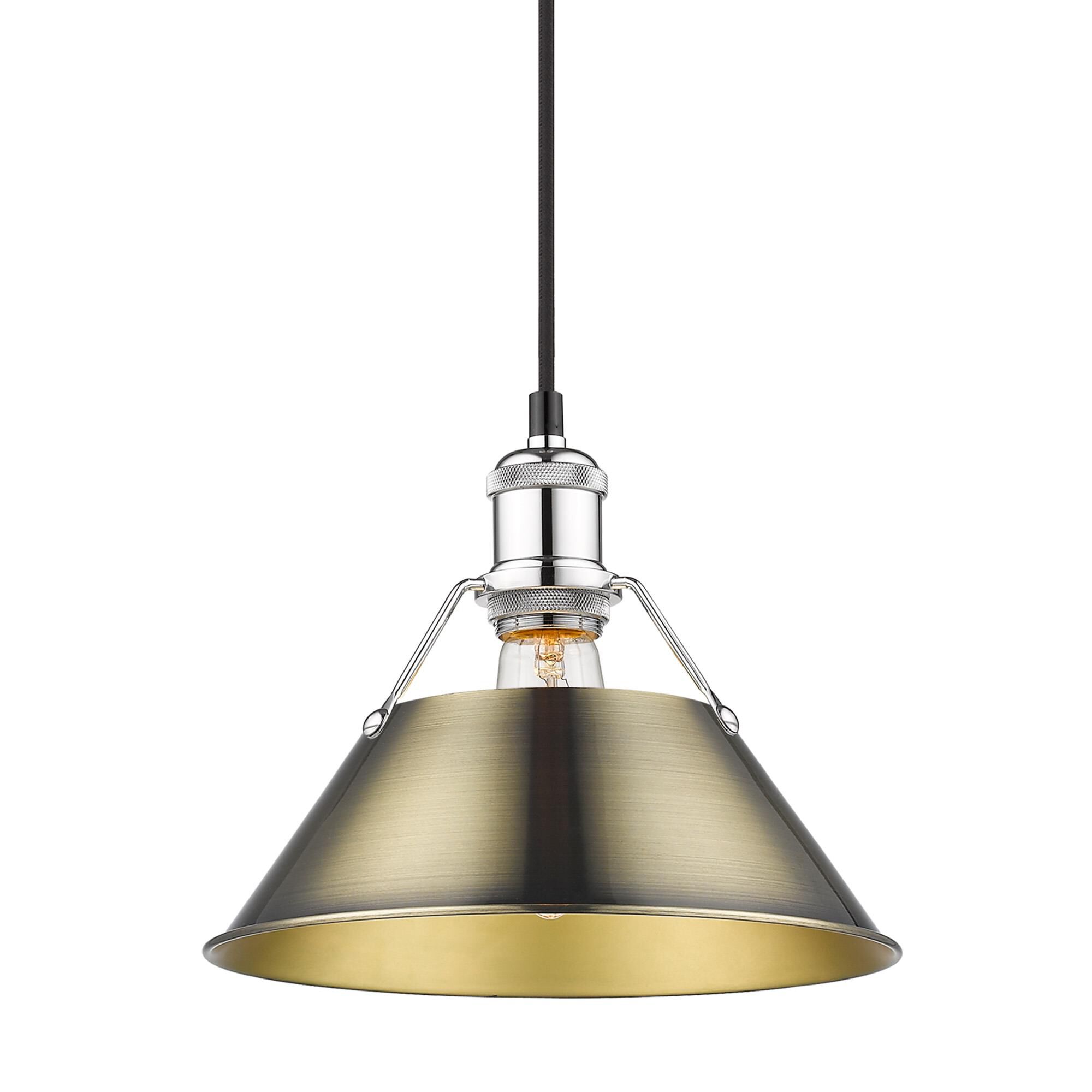Orwell 10 Inch Mini Pendant by Golden Lighting