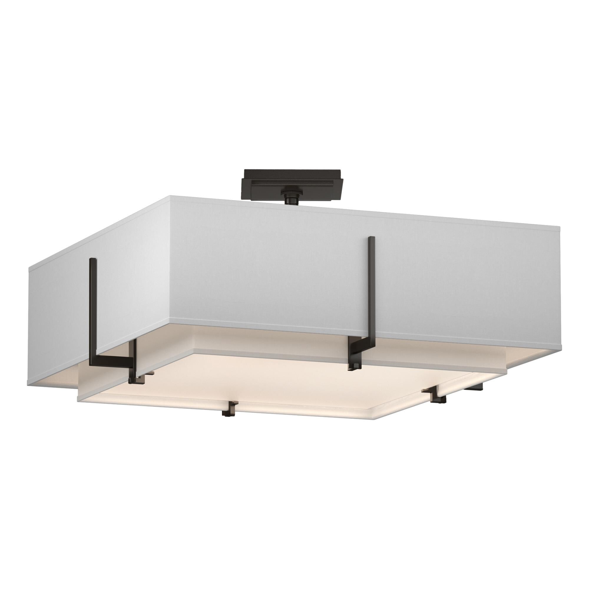 Exos 20 Inch 4 Light Semi Flush Mount by Hubbardton Forge