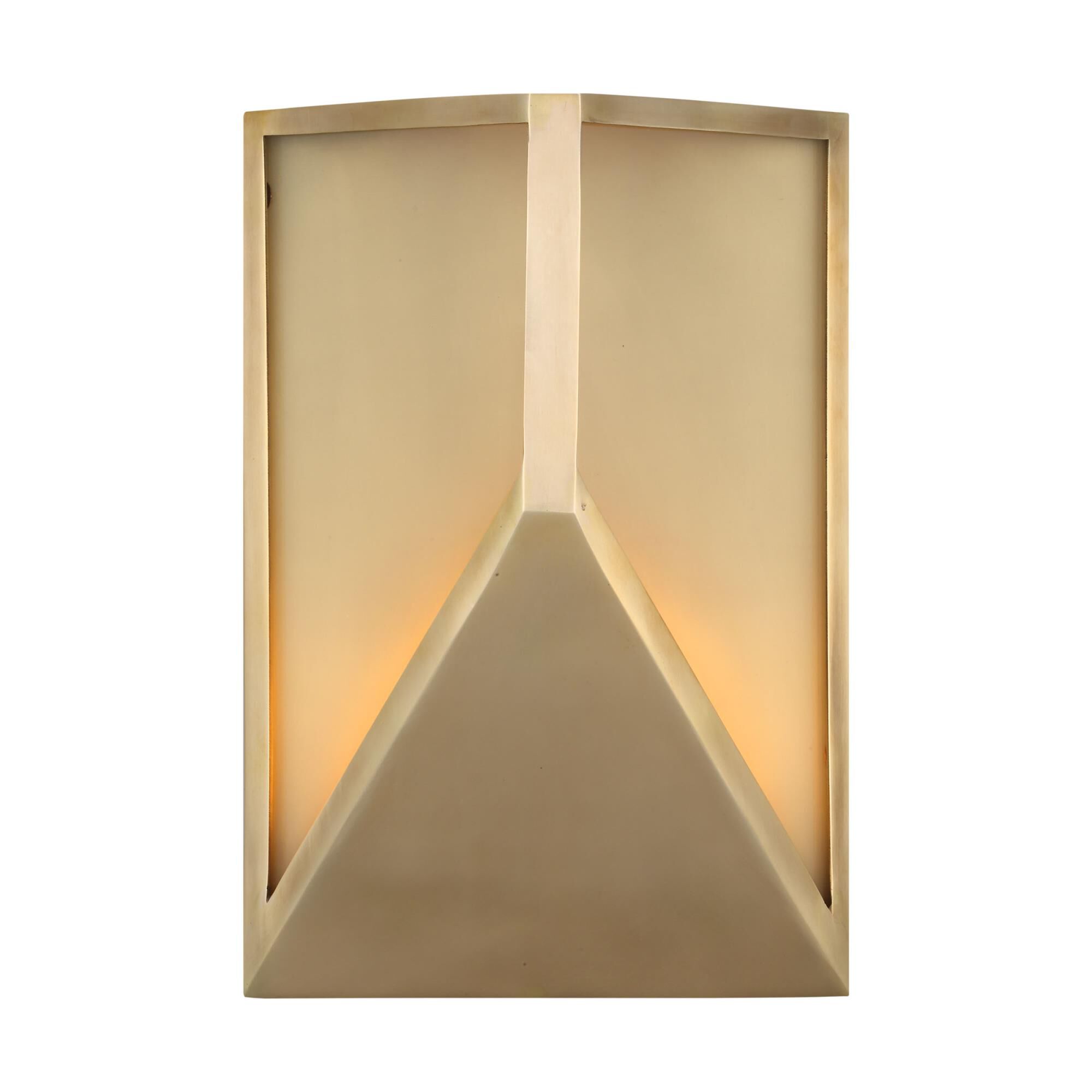 Shown in Hand Rubbed Antique Brass finish and Clear glass