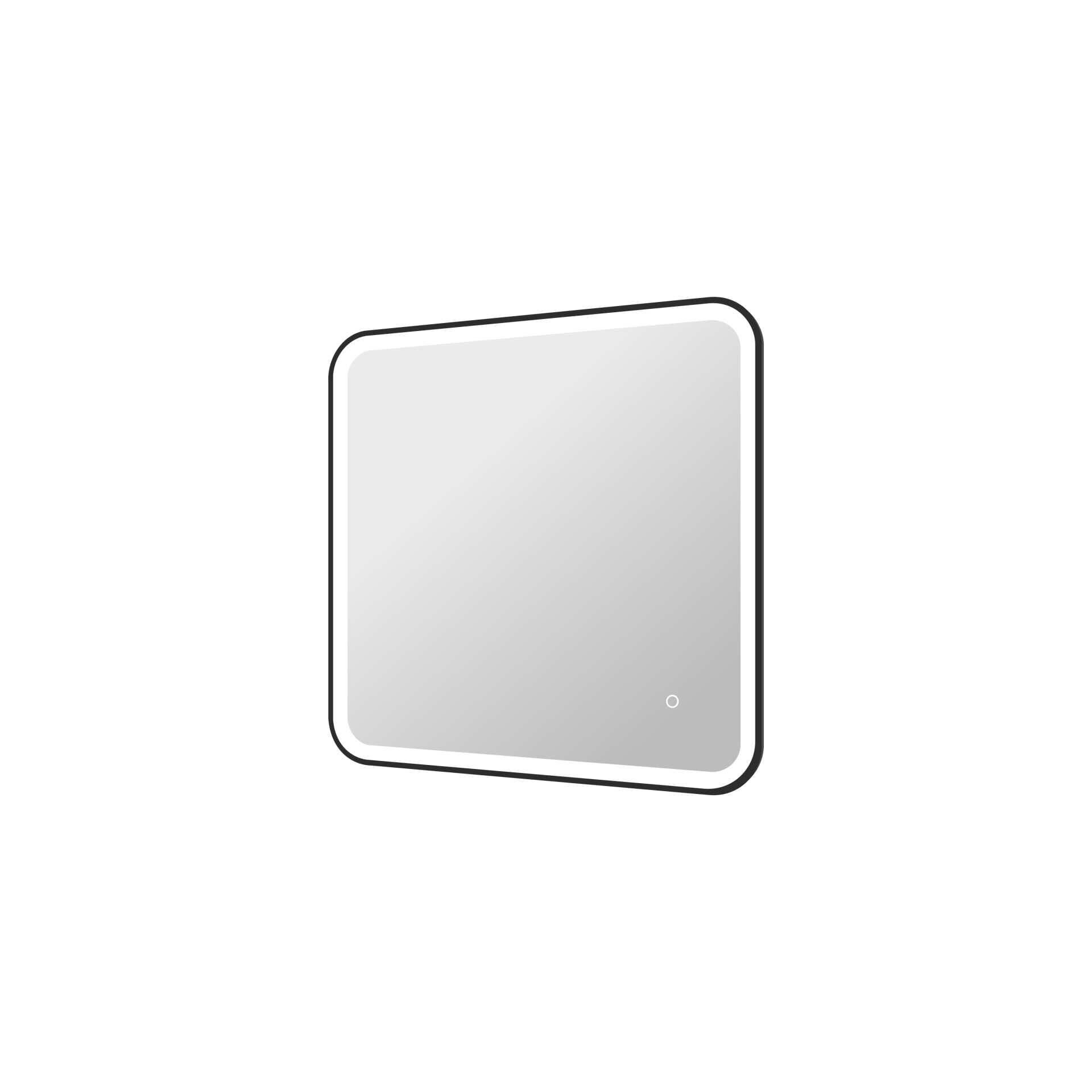 Harmoni 30 Inch Rectangular LED Lighted Mirror by Elegant Decor