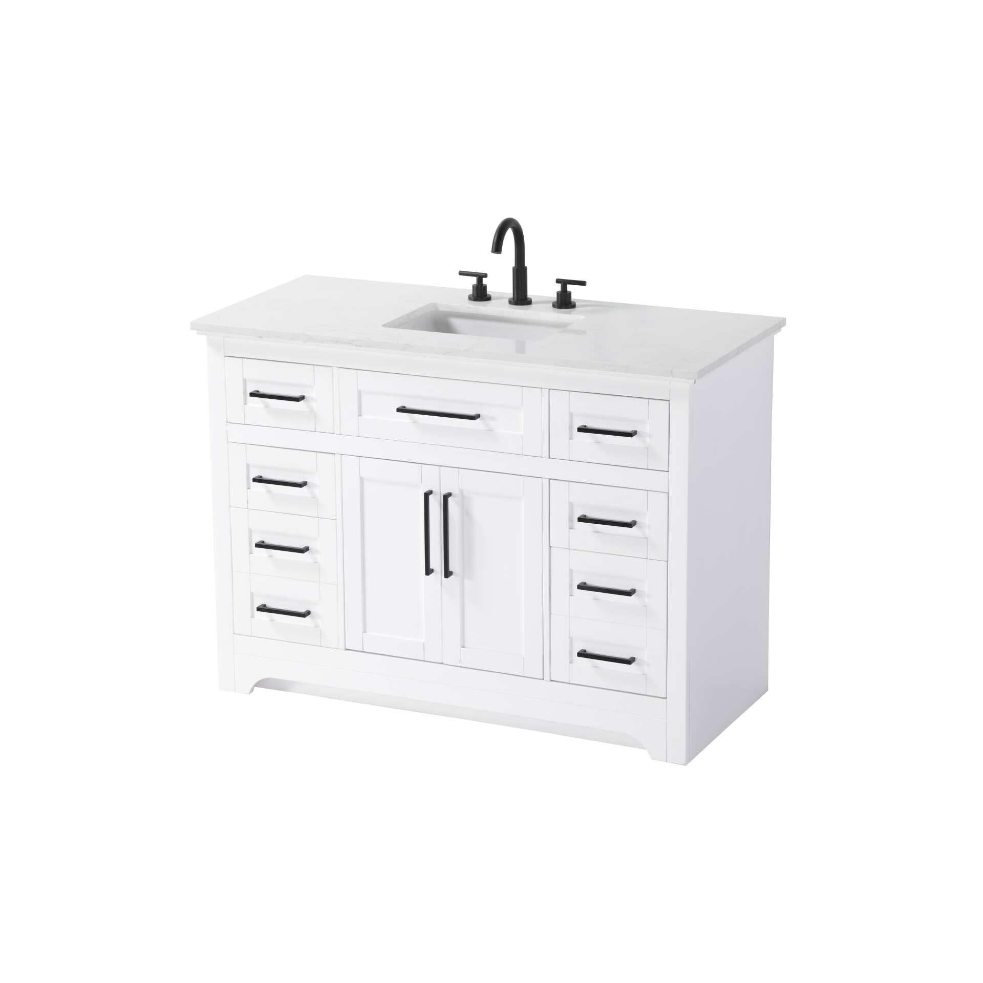 Shown in White finish