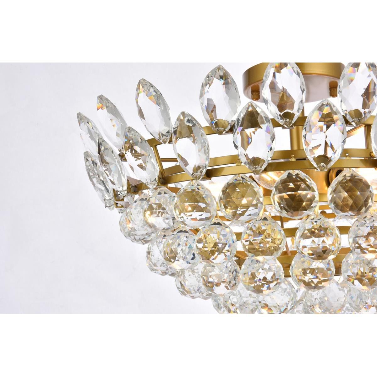 Emilia 20 Inch 5 Light Flush Mount by Elegant Lighting
