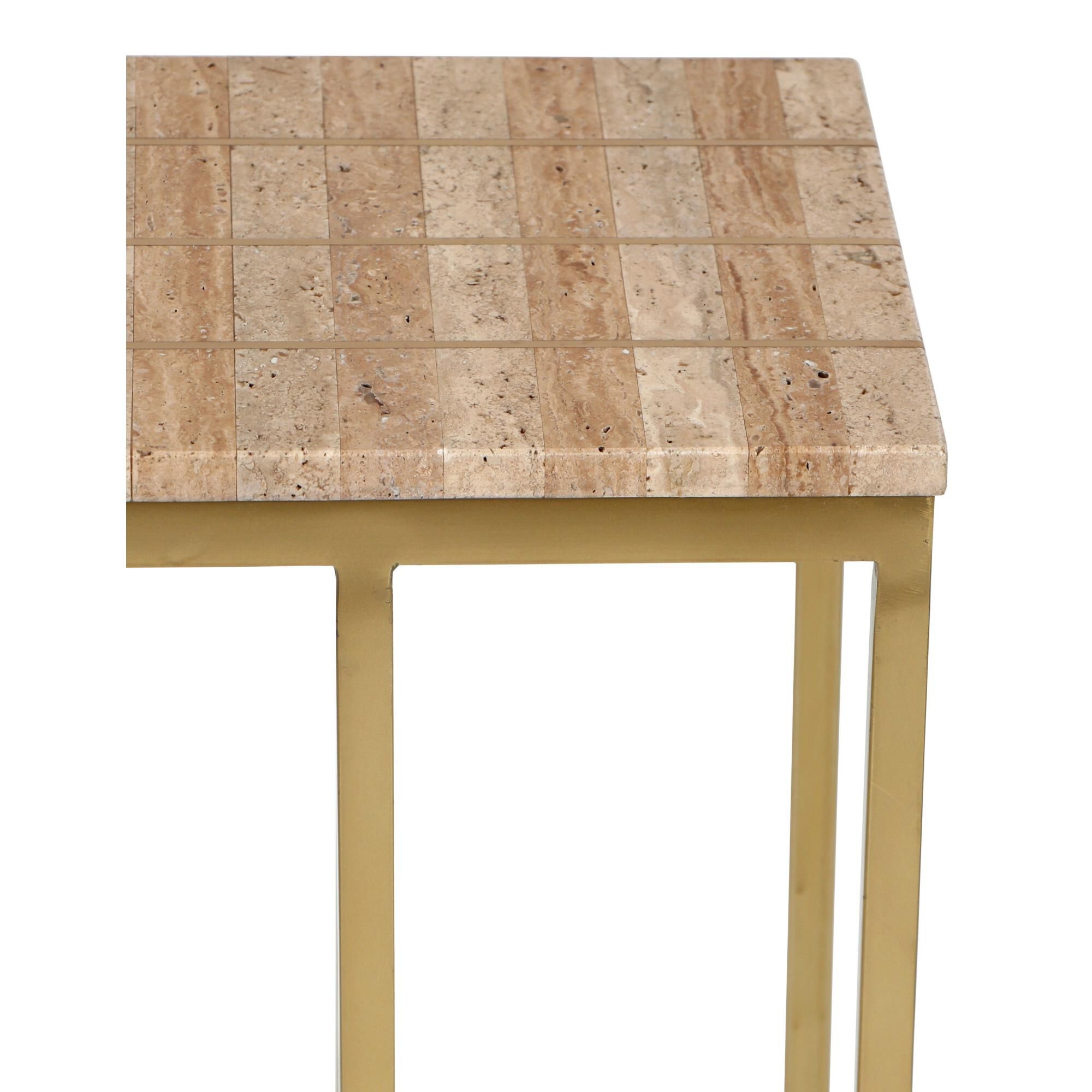 Shown in Natural, Brass finish