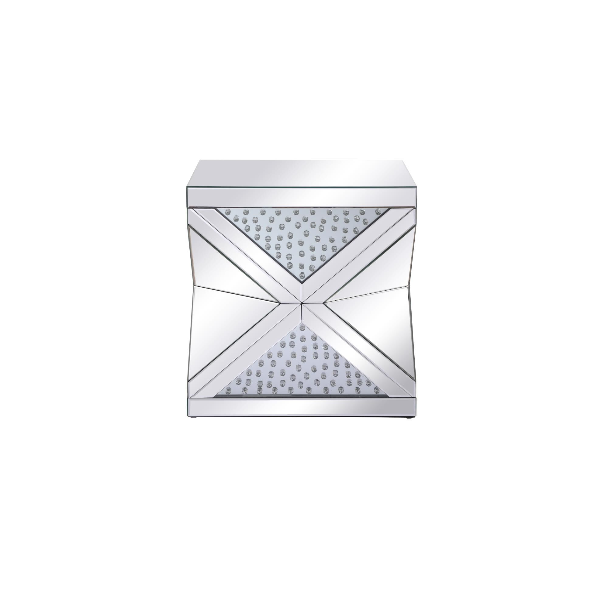 Modern End Table by Elegant Decor