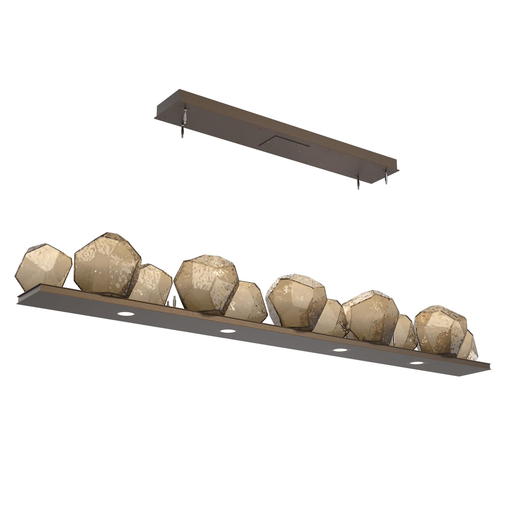 Shown in Flat Bronze finish and Bronze glass