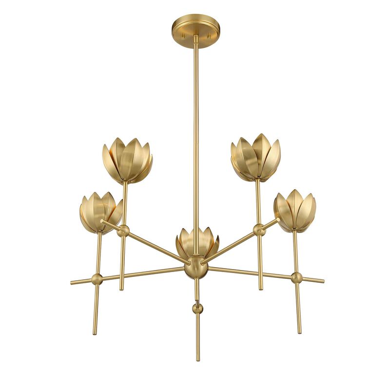 26 Inch Chandelier by Meridian Lighting