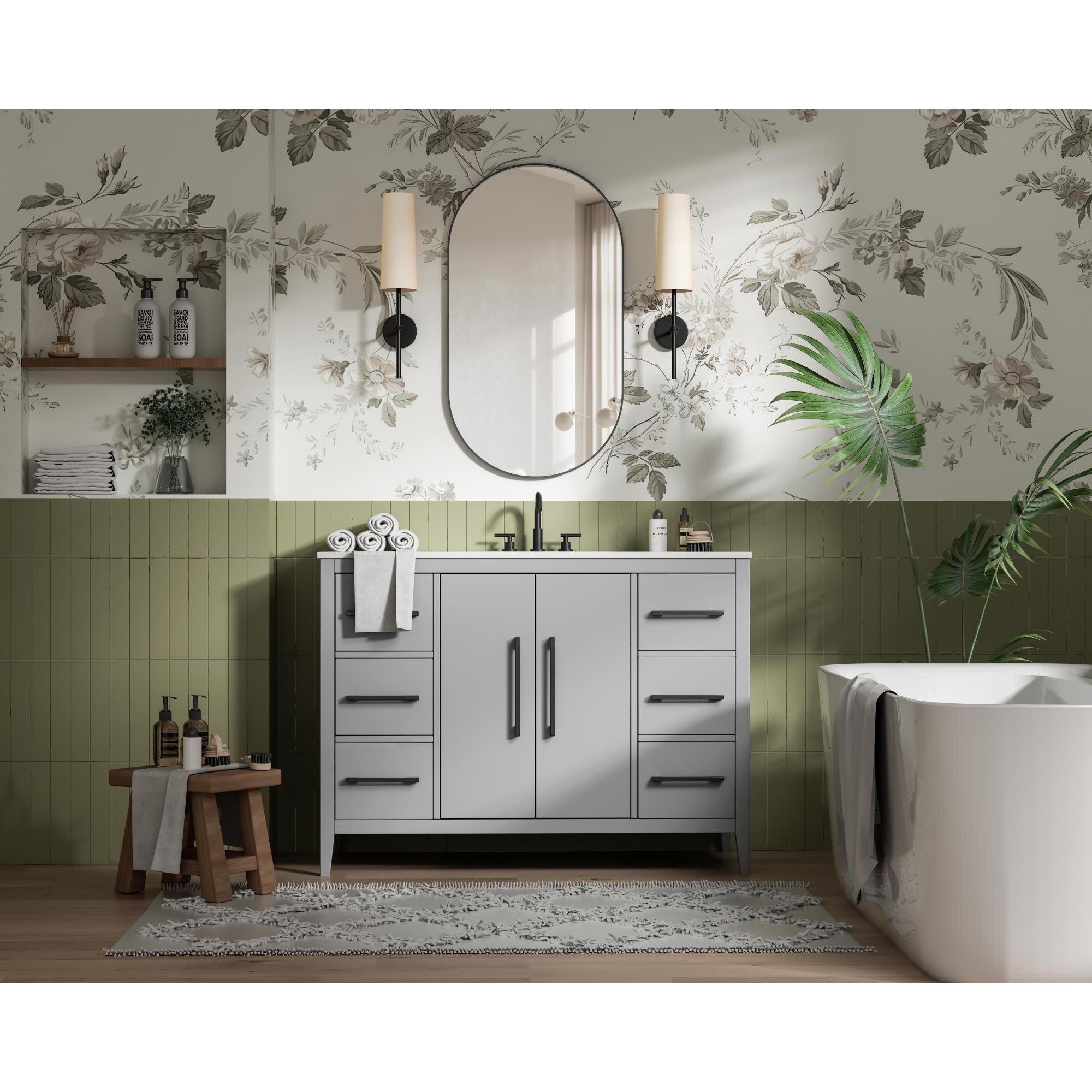 Millie 48 Inch Bath Vanity by Elegant Dcor