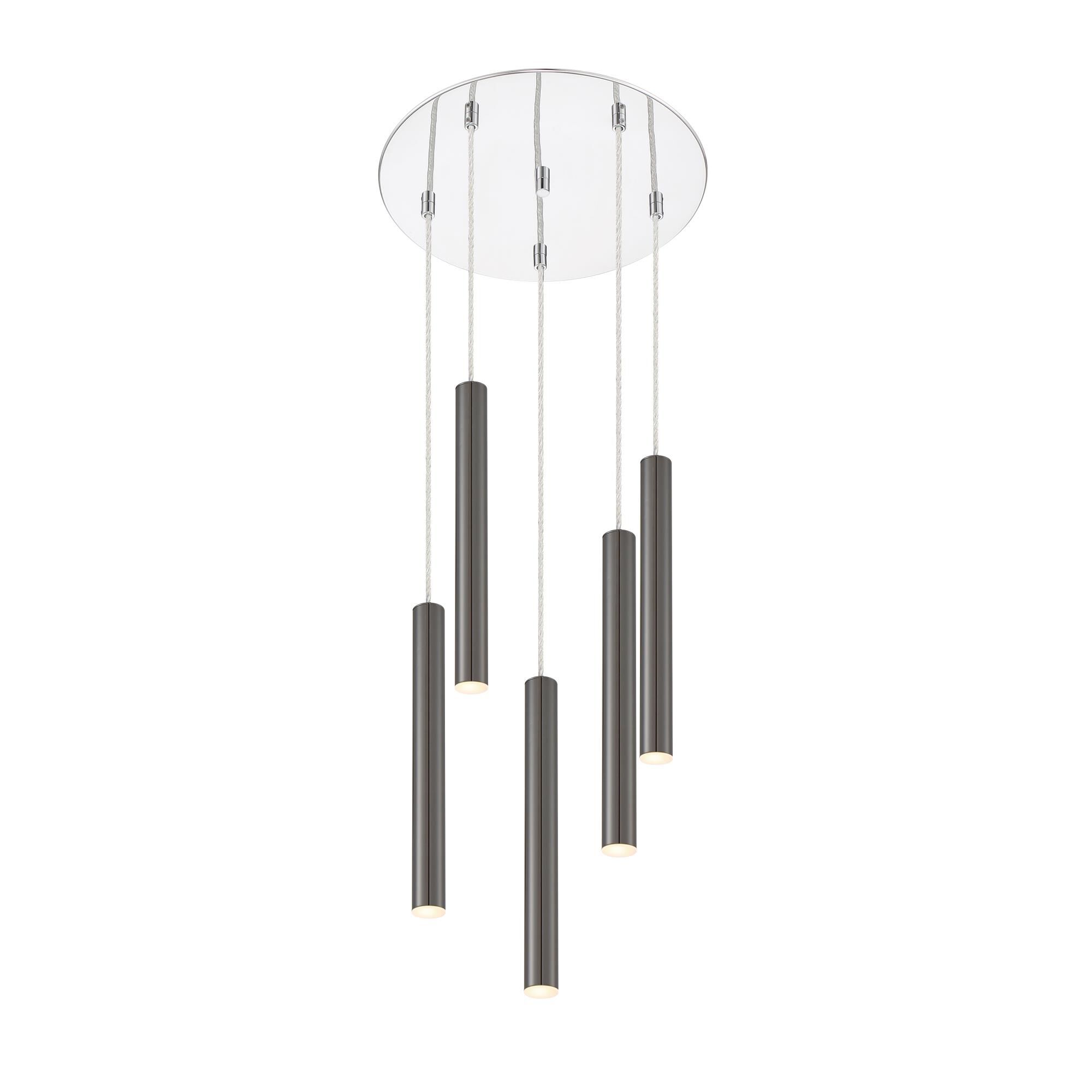 Forest 13 Inch 5 Light LED Linear Suspension Light by Z-Lite