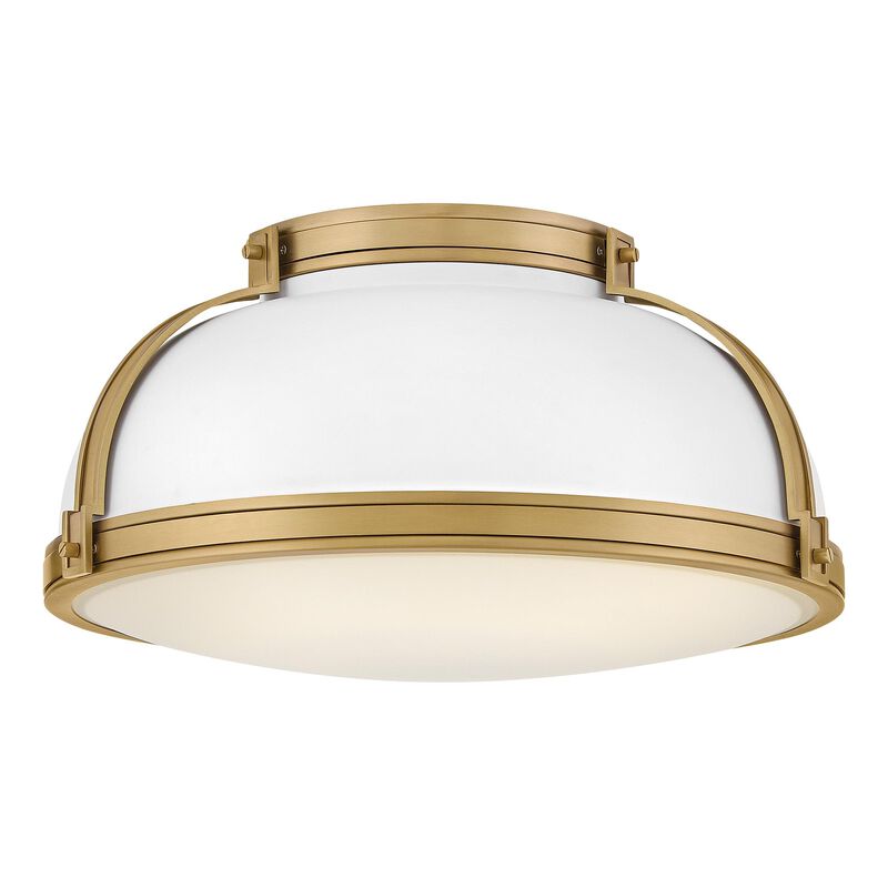 Barton 18 Inch 3 Light Flush Mount by Hinkley