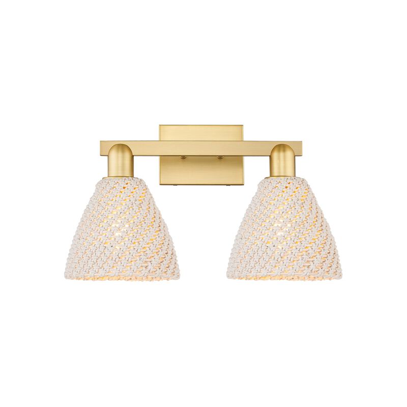 Bruno Marashlian Natural Ballston Dome 16 Inch Bath Vanity Light by Innovations Lighting