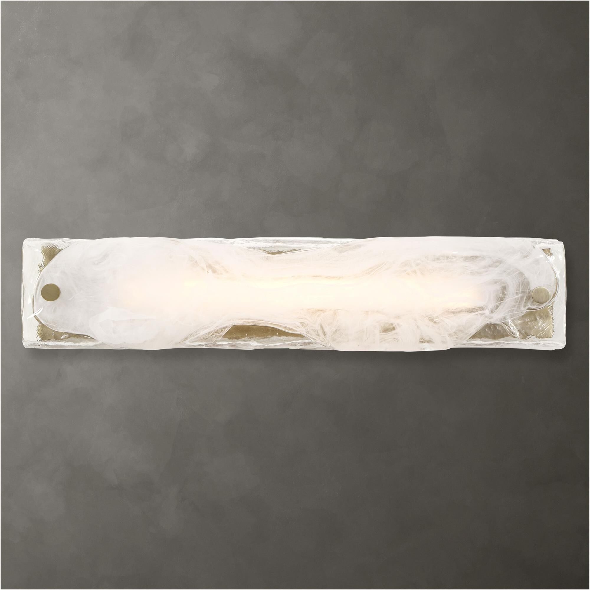 Shown in Brass and White finish