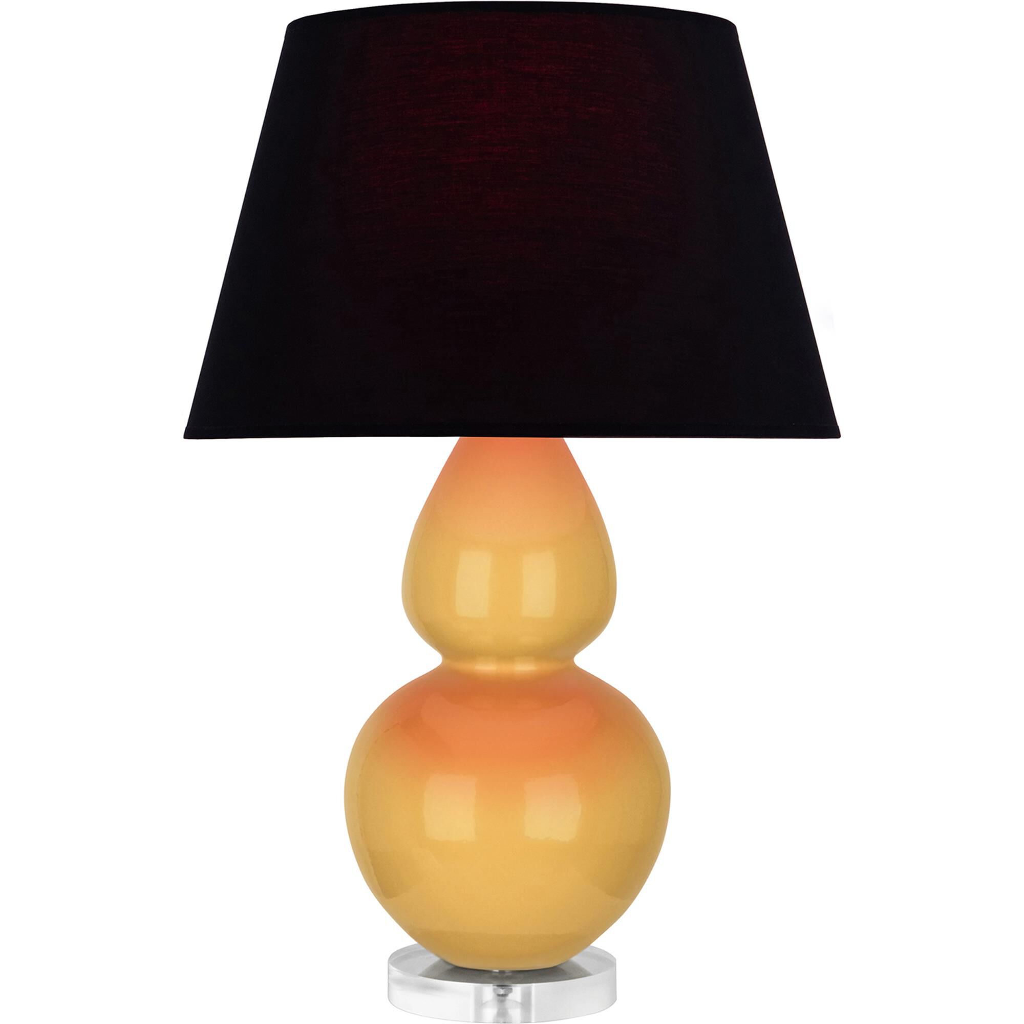 Shown in Sunset finish and Black and Red shade and Lucite accent
