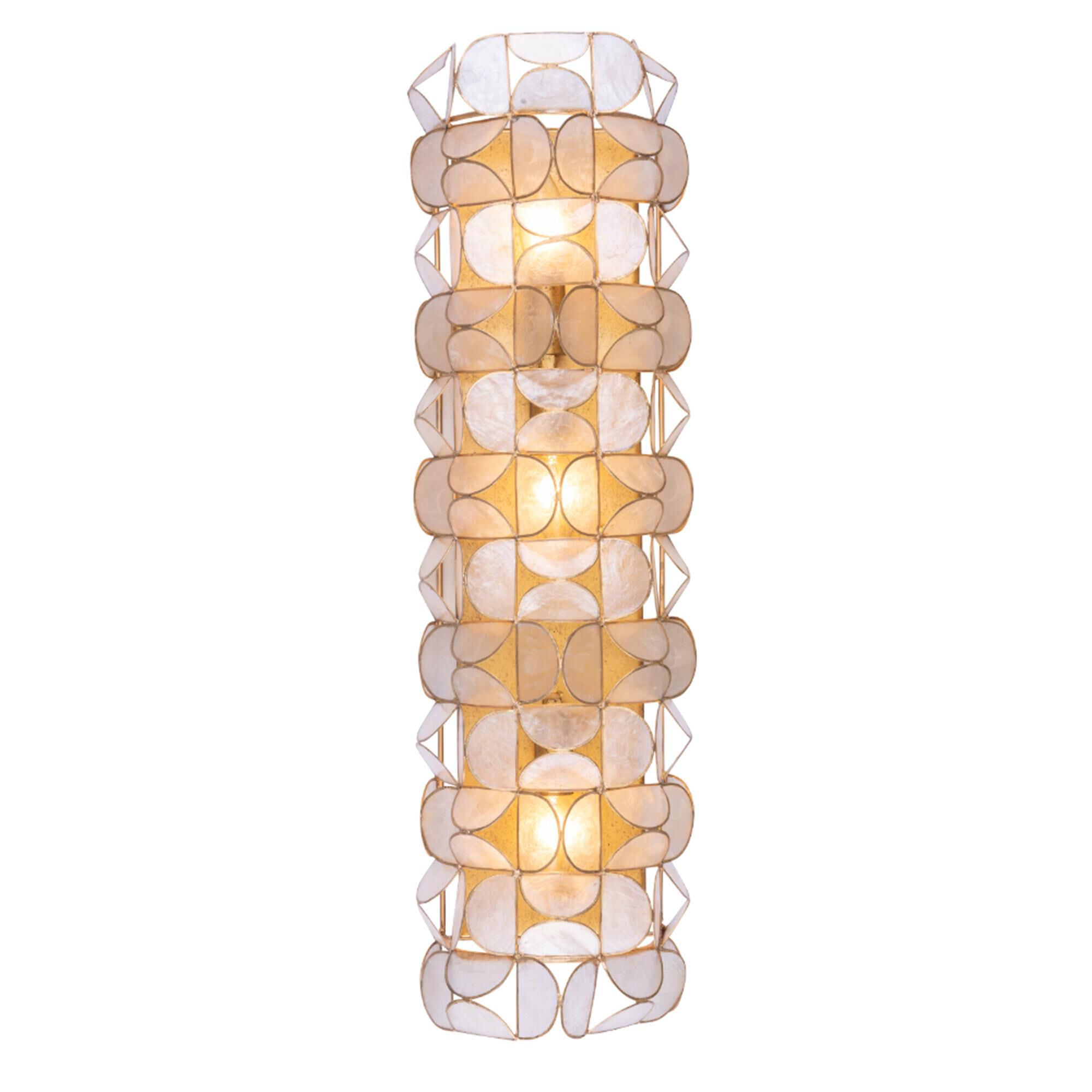 Crescent Large 3 Light Wall Sconce,