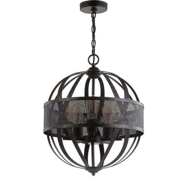 Colby 16 Inch LED Cage Pendant by Safavieh