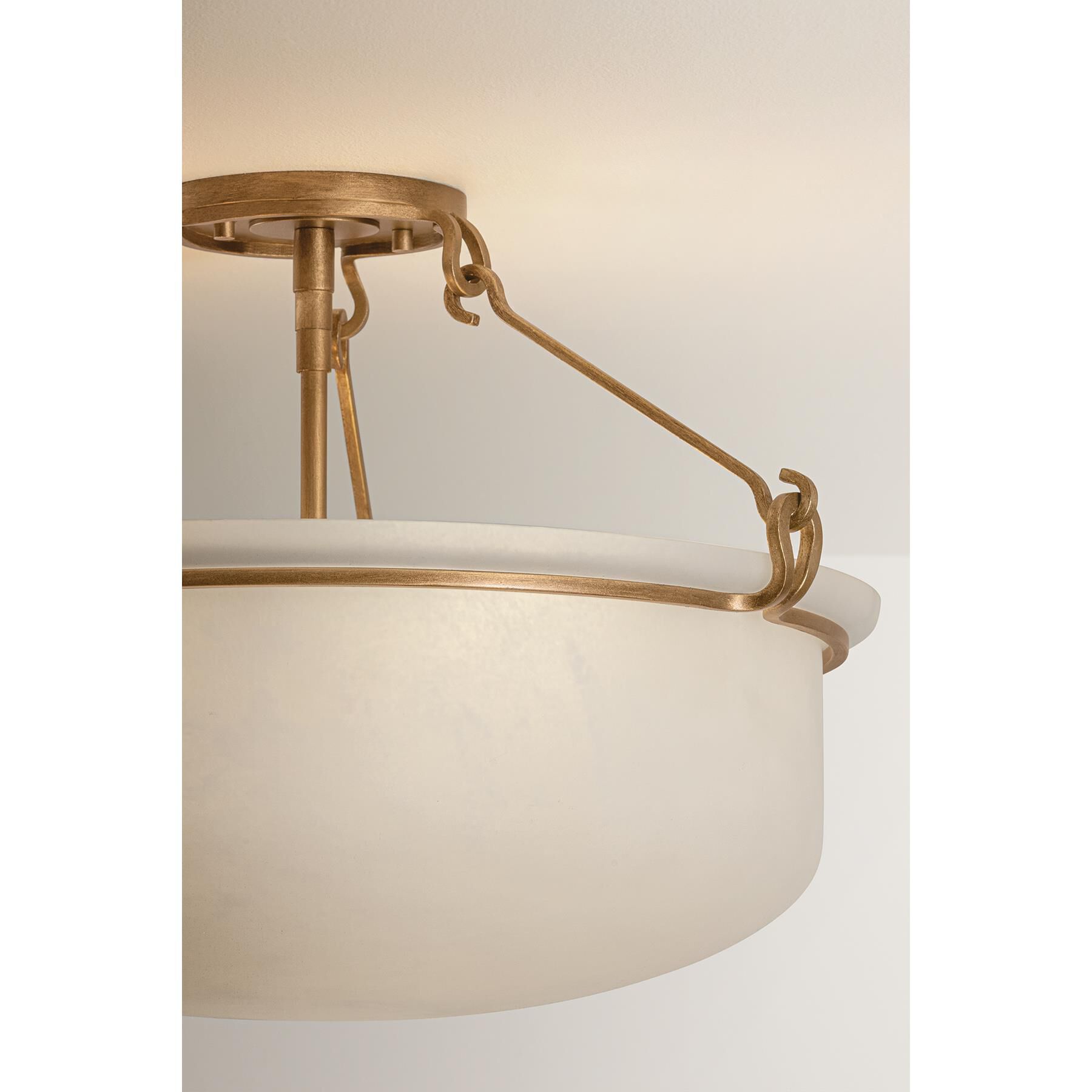 Lowerre 22 Inch Semi Flush Mount by Hudson Valley Lighting